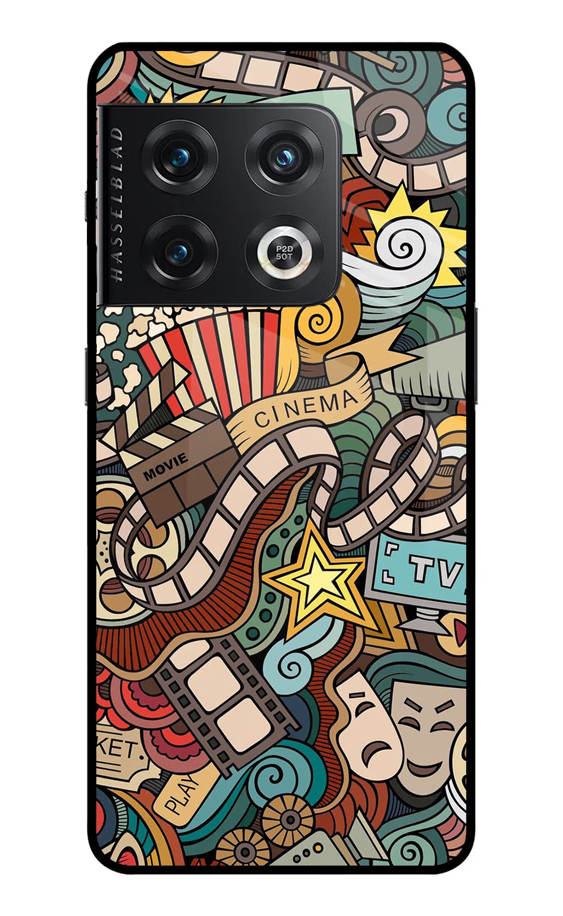 Cinema Abstract OnePlus 10 Pro 5G Back Cover - Cinema Abstract OnePlus 10 Pro 5G Glass Case Back Cover by Casekaro Cinema Abstract OnePlus 10 Pro 5G Glass Case Back Cover by Casekaro