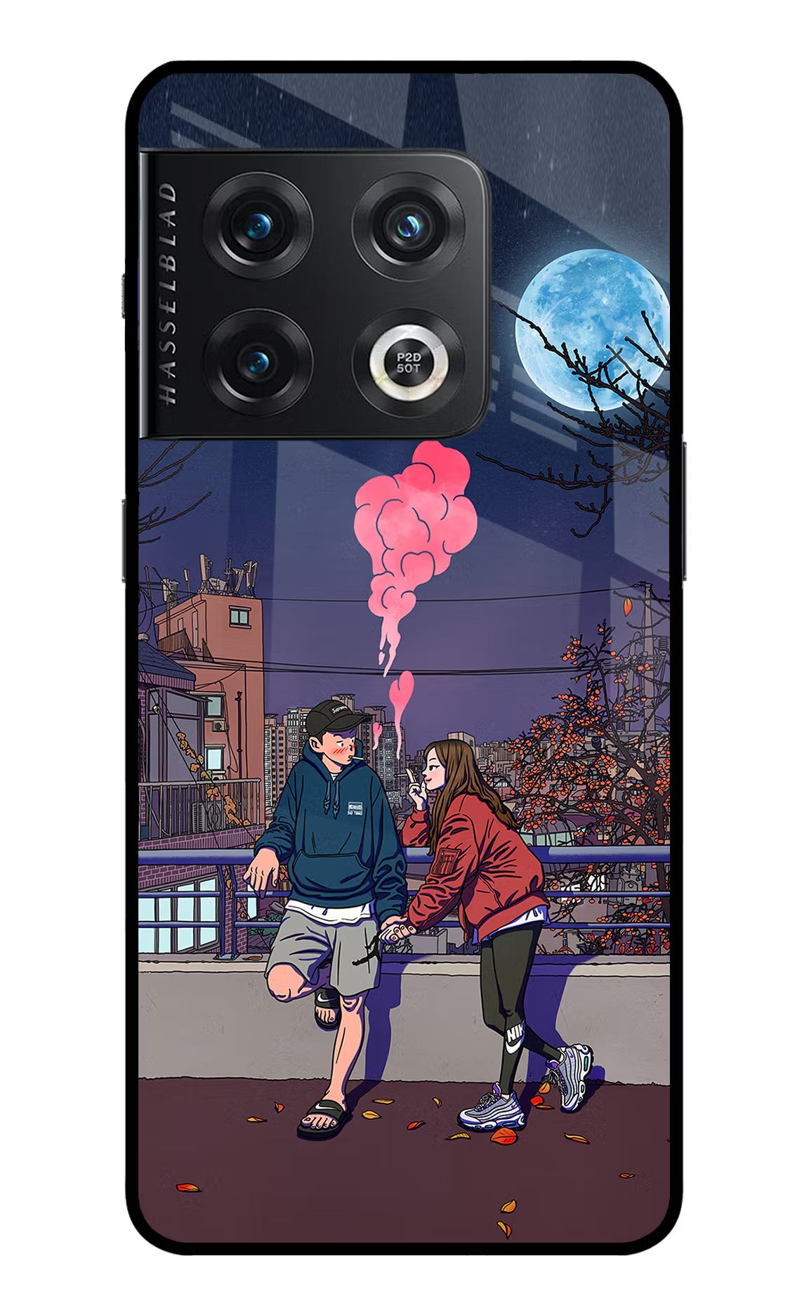 Chilling Couple OnePlus 10 Pro 5G Back Cover - Chilling Couple OnePlus 10 Pro 5G Glass Case Back Cover by Casekaro Chilling Couple OnePlus 10 Pro 5G Glass Case Back Cover by Casekaro