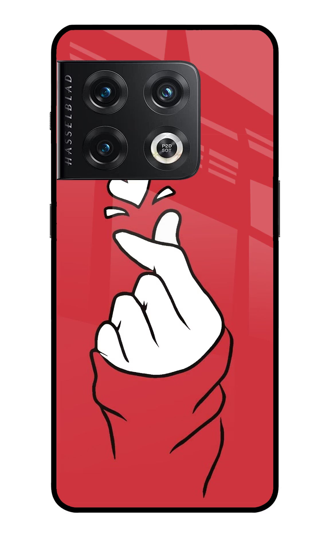 Korean Love Sign OnePlus 10 Pro 5G Back Cover - Korean Love Sign OnePlus 10 Pro 5G Glass Case Back Cover by Casekaro Korean Love Sign OnePlus 10 Pro 5G Glass Case Back Cover by Casekaro