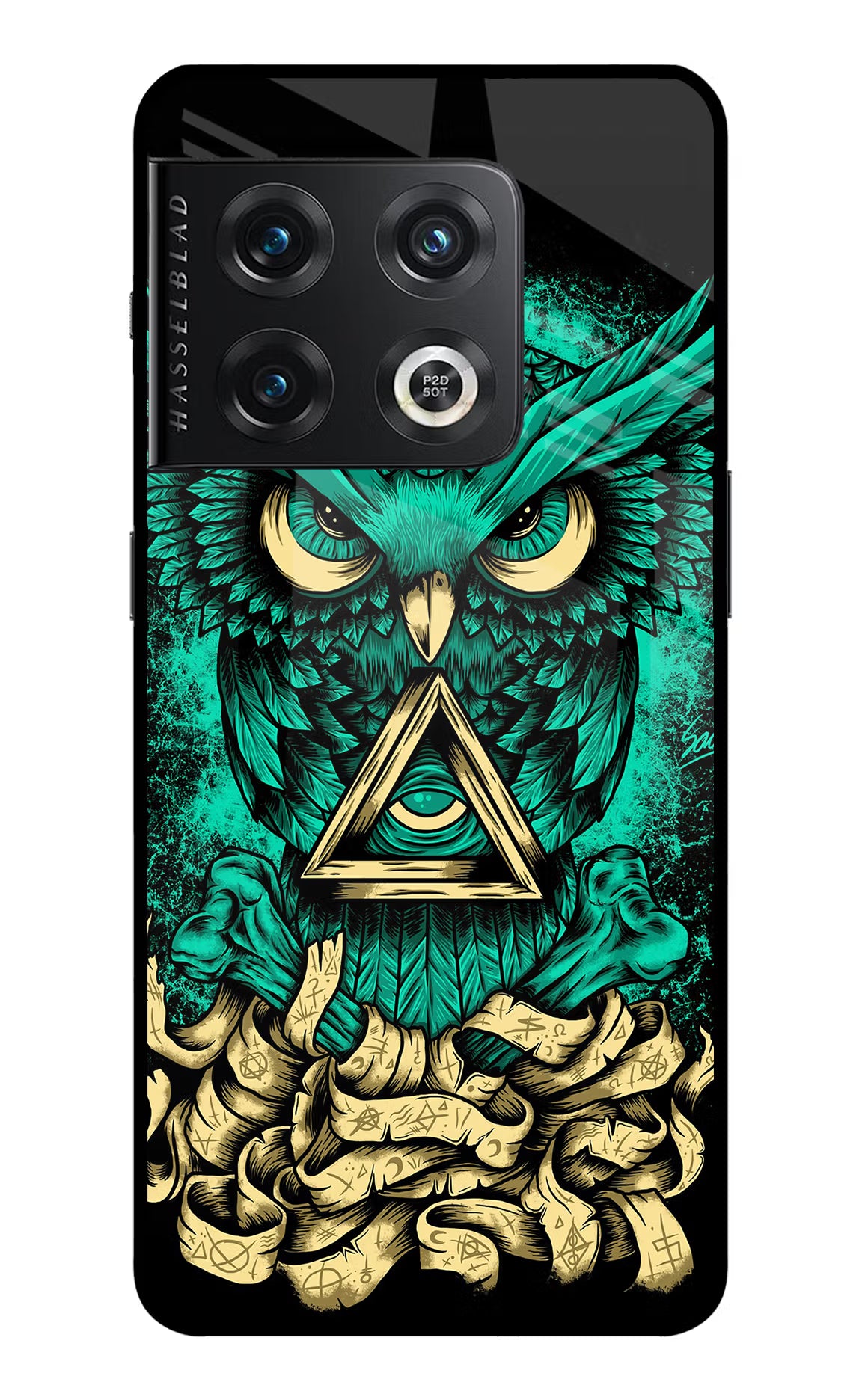 Green Owl OnePlus 10 Pro 5G Glass Case - Green Owl OnePlus 10 Pro 5G Glass Case Green Owl OnePlus 10 Pro 5G Glass Case