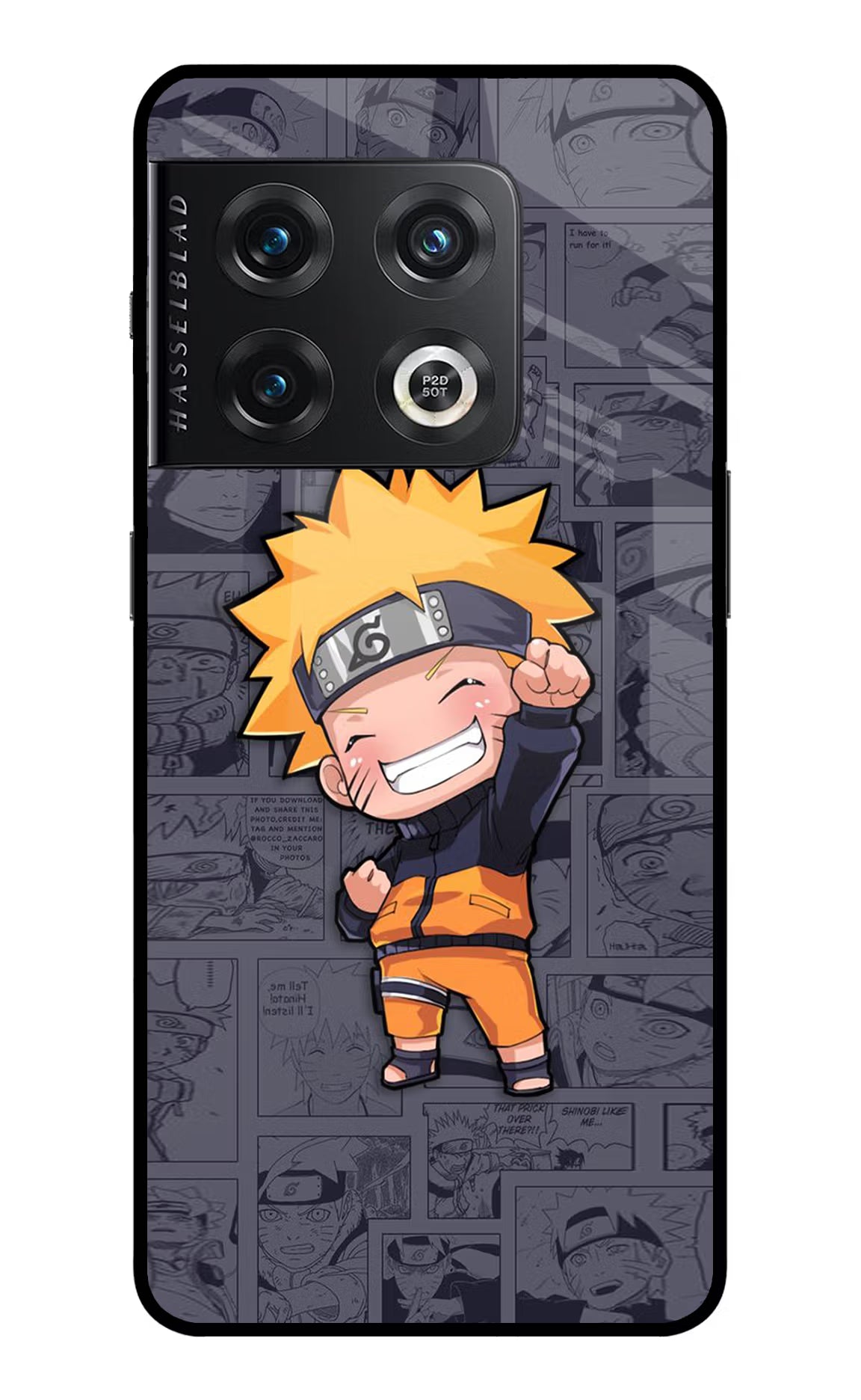 Chota Naruto OnePlus 10 Pro 5G Back Cover - Chota Naruto OnePlus 10 Pro 5G Glass Case Back Cover by Casekaro Chota Naruto OnePlus 10 Pro 5G Glass Case Back Cover by Casekaro