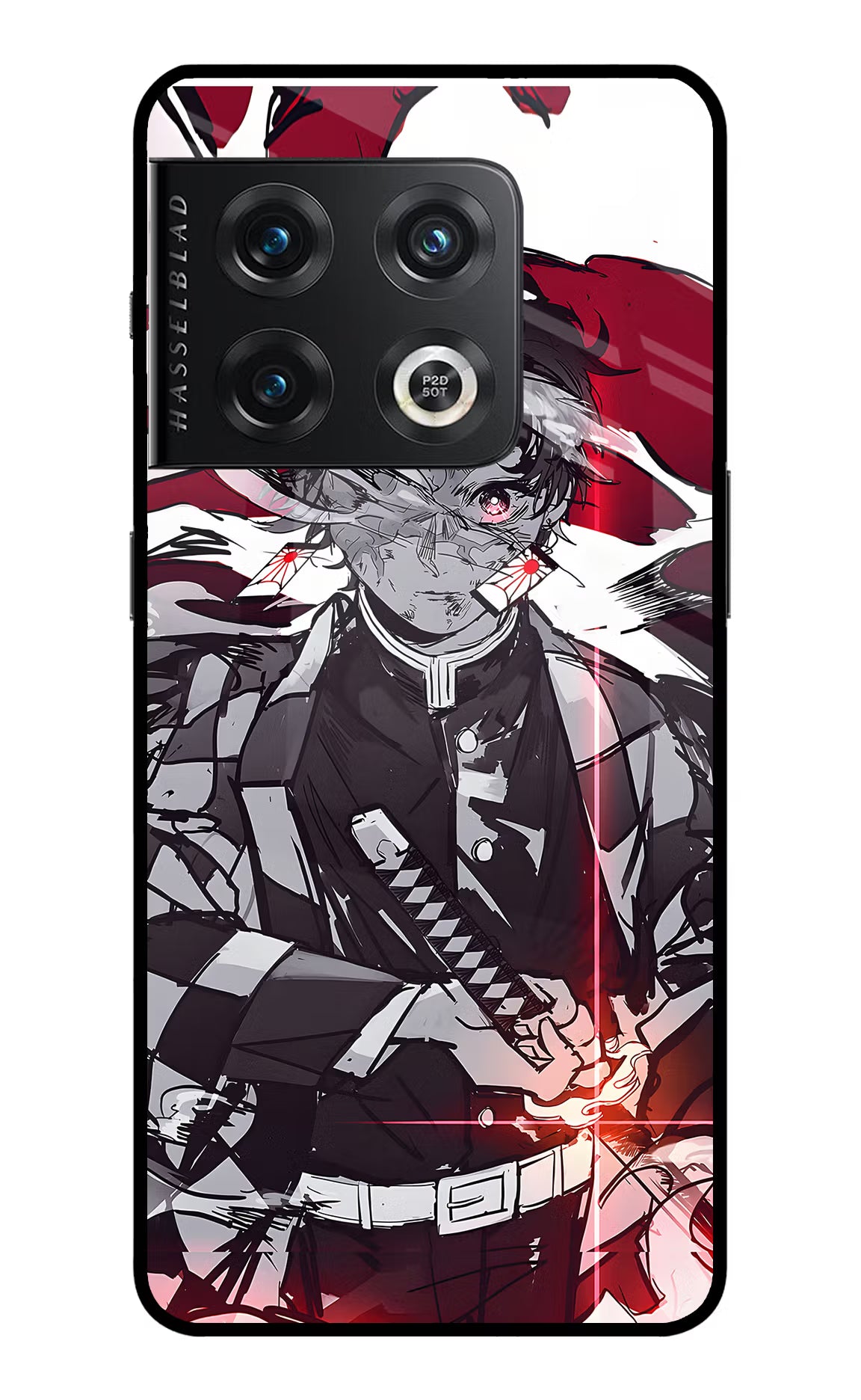 Demon Slayer OnePlus 10 Pro 5G Back Cover - Demon Slayer OnePlus 10 Pro 5G Glass Case Back Cover by Casekaro Demon Slayer OnePlus 10 Pro 5G Glass Case Back Cover by Casekaro