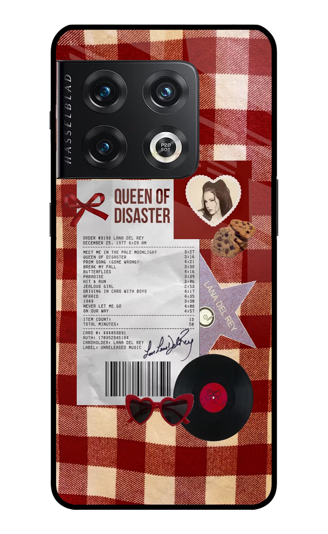 Queen of Disaster OnePlus 10 Pro 5G Glass Case - Queen of Disaster OnePlus 10 Pro 5G Glass Case Queen of Disaster OnePlus 10 Pro 5G Glass Case