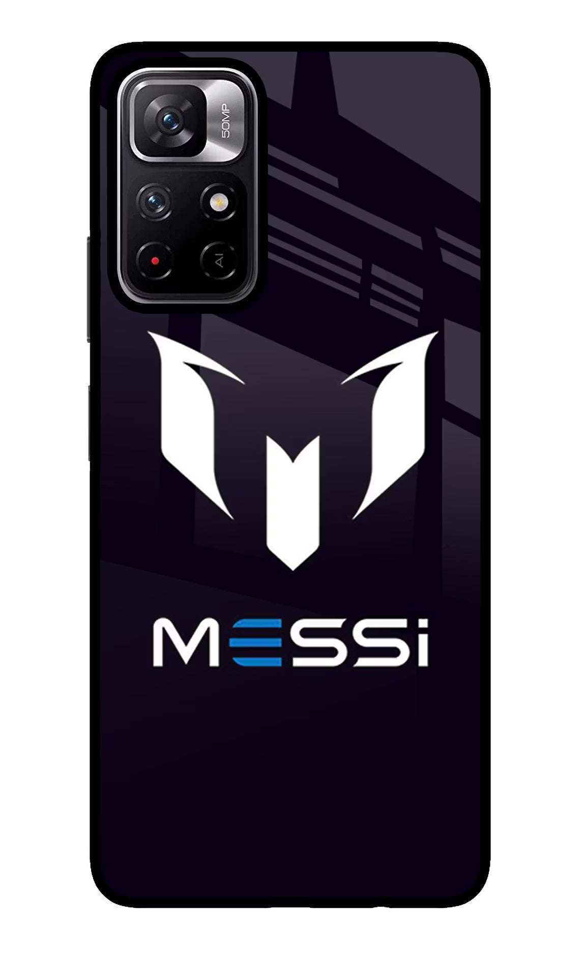 Messi Logo Poco M4 Pro 5G Glass Case - Messi Logo Poco M4 Pro 5G Glass Case Messi Logo Poco M4 Pro 5G Glass Case