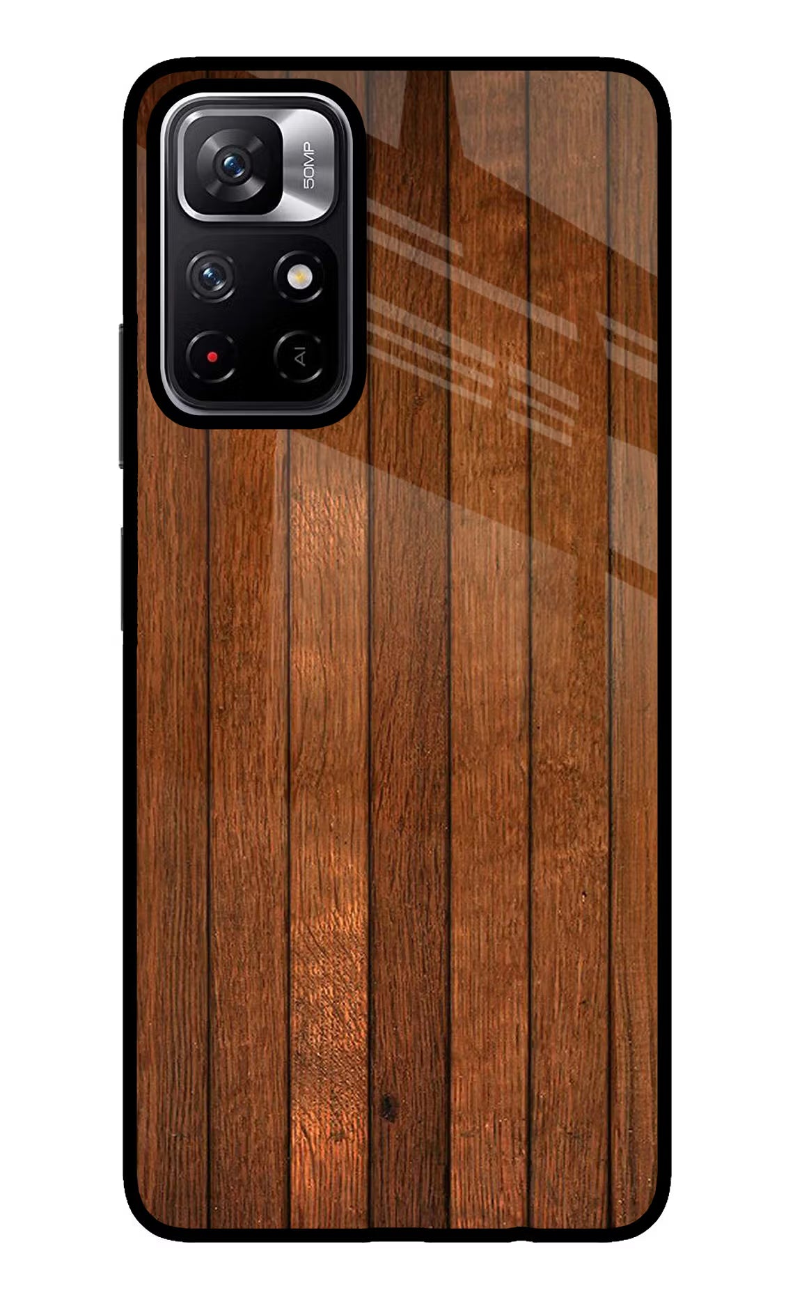 Wooden Artwork Bands Poco M4 Pro 5G Glass Case - Wooden Artwork Bands Poco M4 Pro 5G Glass Case Wooden Artwork Bands Poco M4 Pro 5G Glass Case