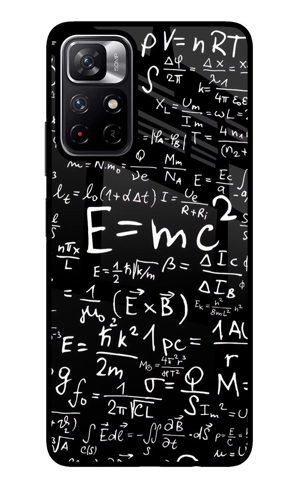 Physics Formula Poco M4 Pro 5G Glass Case - Physics Formula Poco M4 Pro 5G Glass Case Physics Formula Poco M4 Pro 5G Glass Case