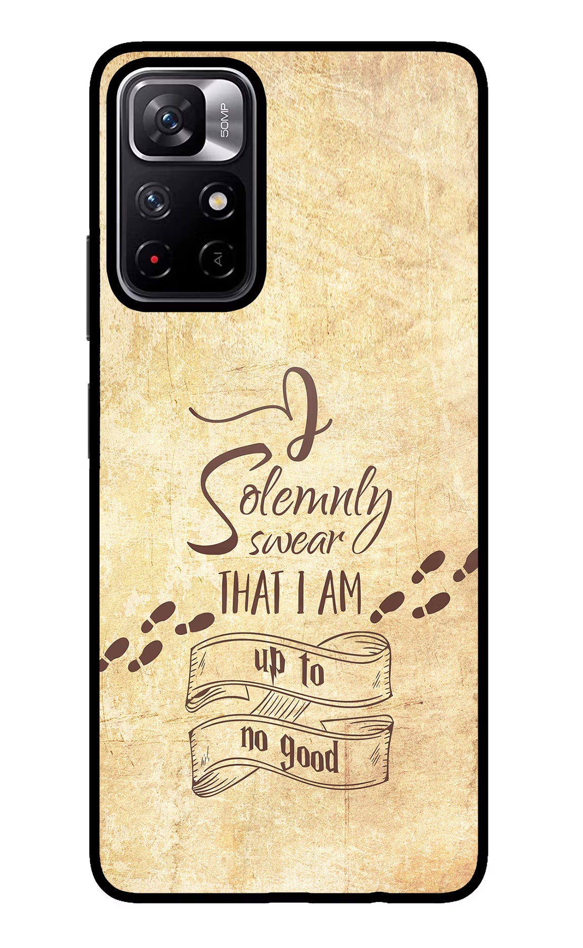 I Solemnly swear that i up to no good Poco M4 Pro 5G Glass Case - I Solemnly swear that i up to no good Poco M4 Pro 5G Glass Case I Solemnly swear that i up to no good Poco M4 Pro 5G Glass Case