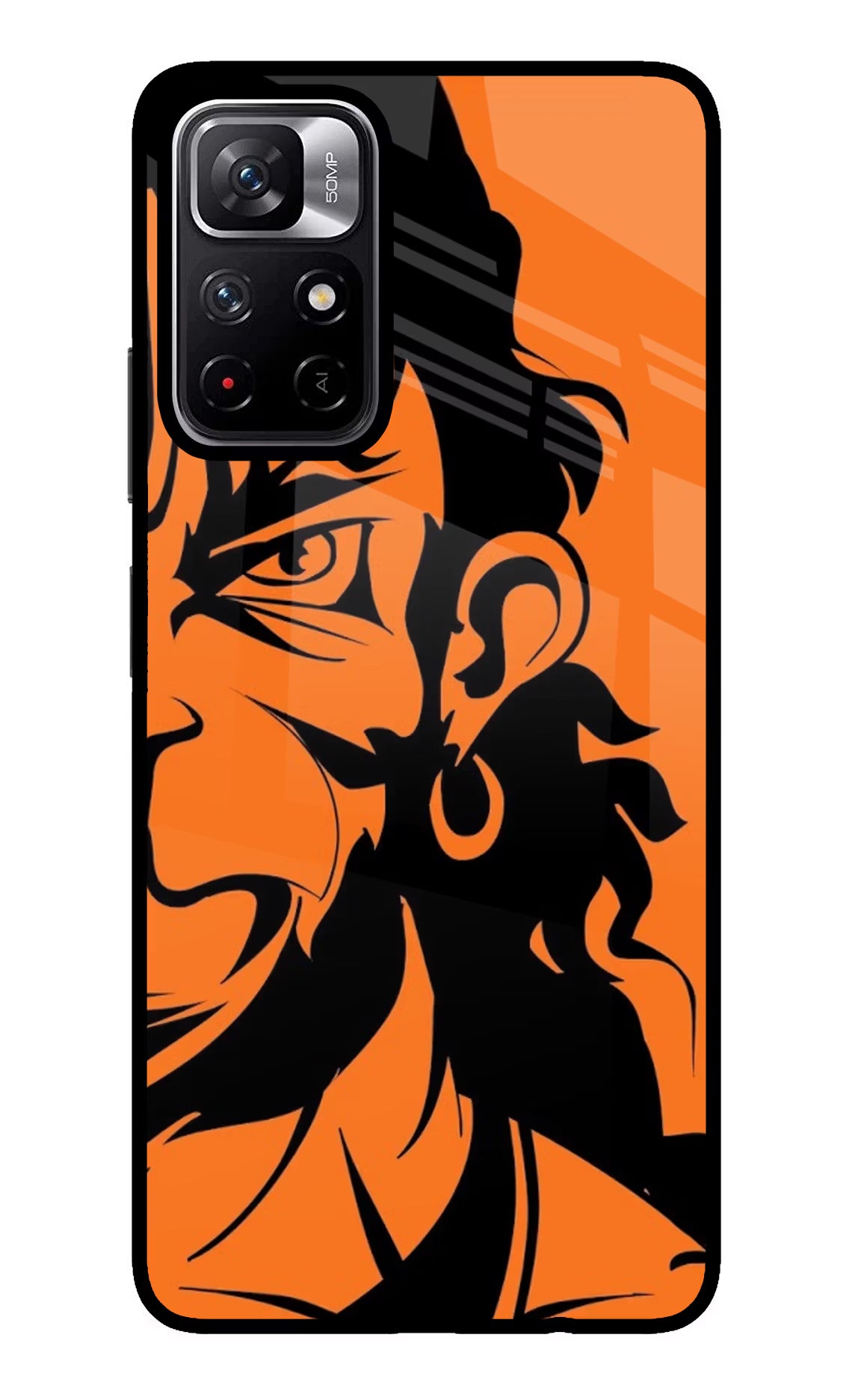 Hanuman Poco M4 Pro 5G Glass Case - Hanuman Poco M4 Pro 5G Glass Case Hanuman Poco M4 Pro 5G Glass Case