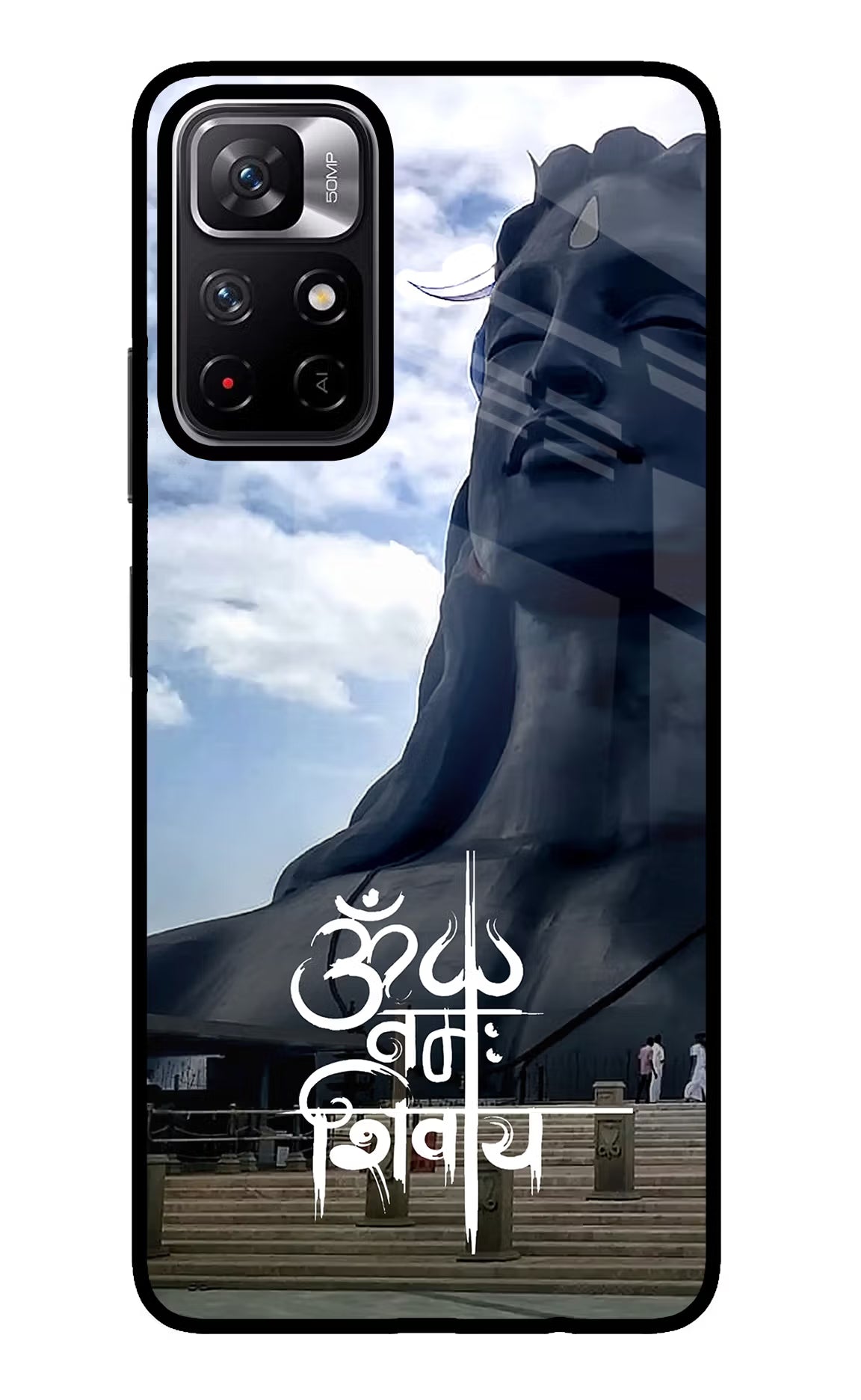 Om Namah Shivay Poco M4 Pro 5G Glass Case - Om Namah Shivay Poco M4 Pro 5G Glass Case Om Namah Shivay Poco M4 Pro 5G Glass Case