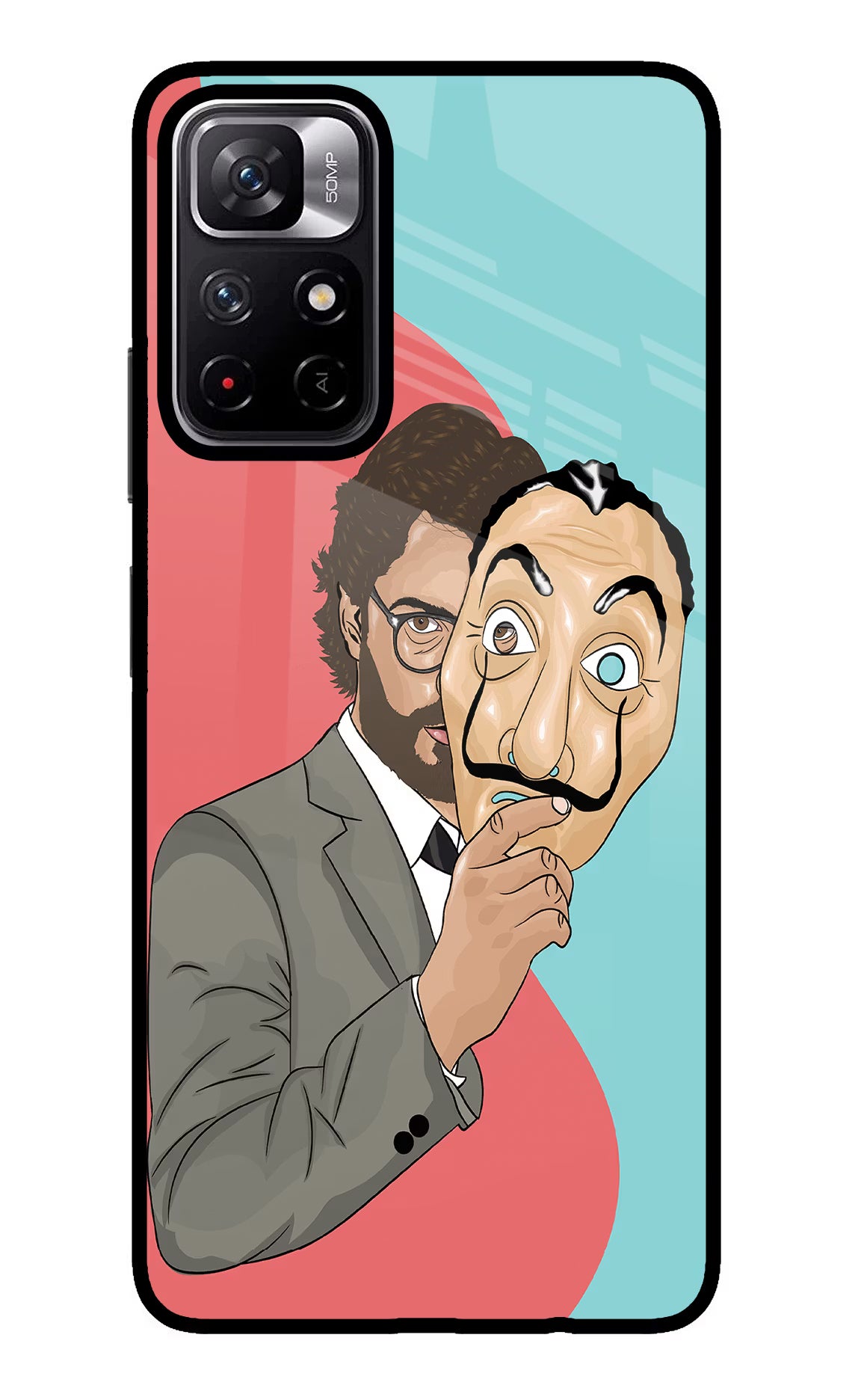 Professor Poco M4 Pro 5G Glass Case - Professor Poco M4 Pro 5G Glass Case Professor Poco M4 Pro 5G Glass Case