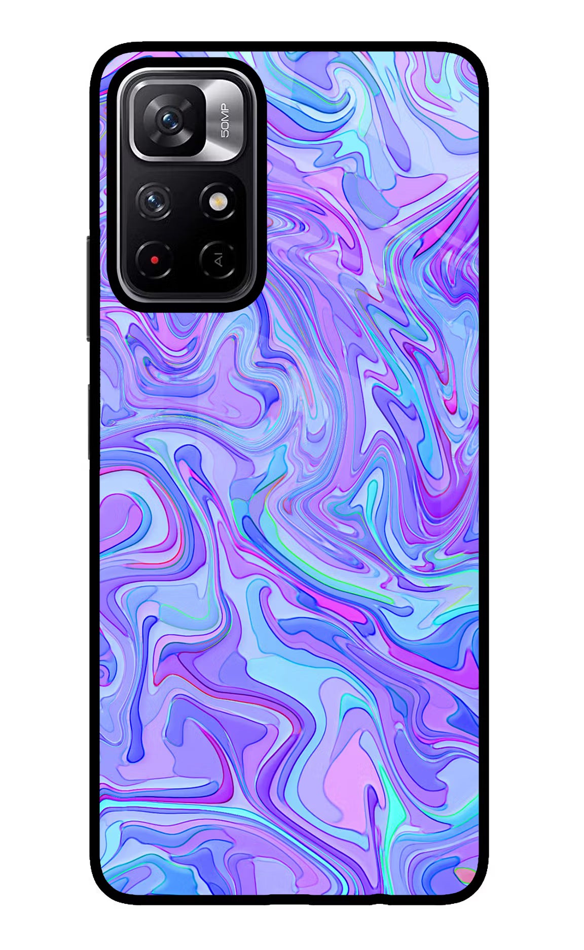 Glitter Poco M4 Pro 5G Glass Case - Glitter Poco M4 Pro 5G Glass Case Glitter Poco M4 Pro 5G Glass Case