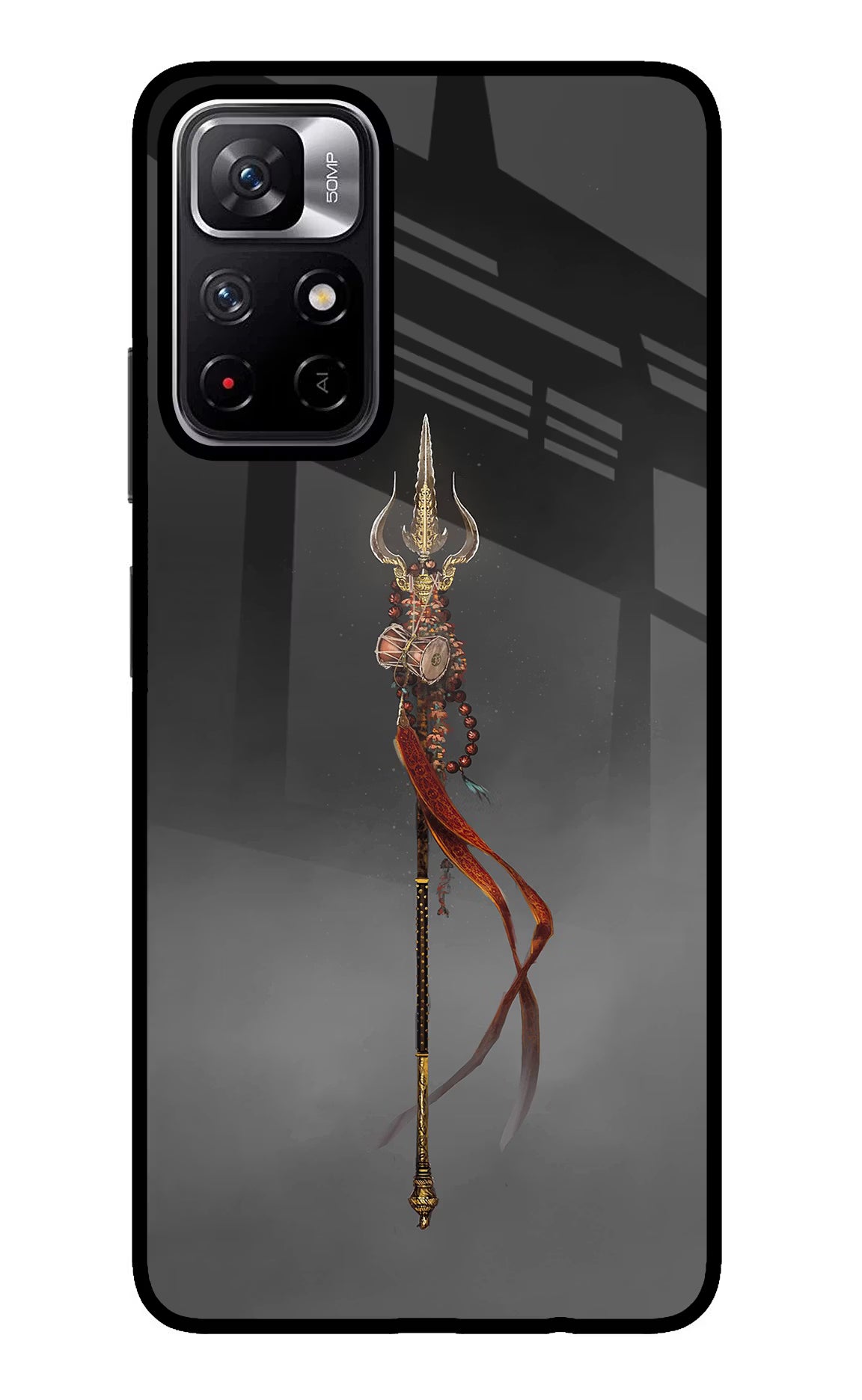Shiv Trishul Poco M4 Pro 5G Glass Case - Shiv Trishul Poco M4 Pro 5G Glass Case Shiv Trishul Poco M4 Pro 5G Glass Case