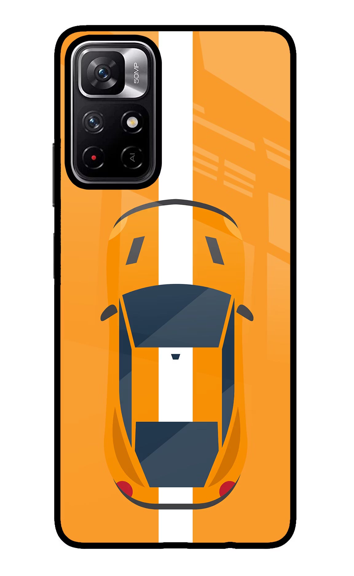 Highway Pursuit Poco M4 Pro 5G Glass Case - Highway Pursuit Poco M4 Pro 5G Glass Case Highway Pursuit Poco M4 Pro 5G Glass Case