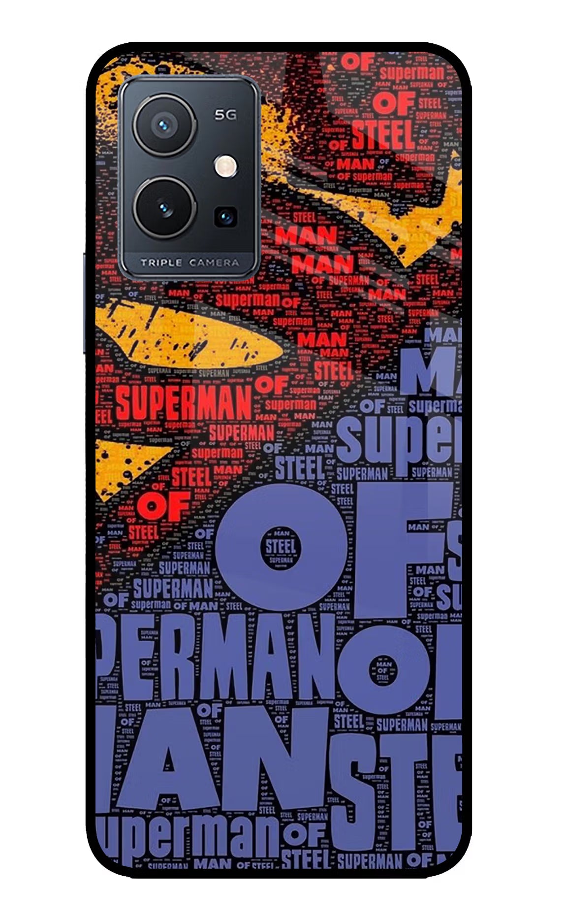 Superman IQOO Z6 5G (not 44W) Glass Case - Superman IQOO Z6 5G (not 44W) Glass Case Superman IQOO Z6 5G (not 44W) Glass Case