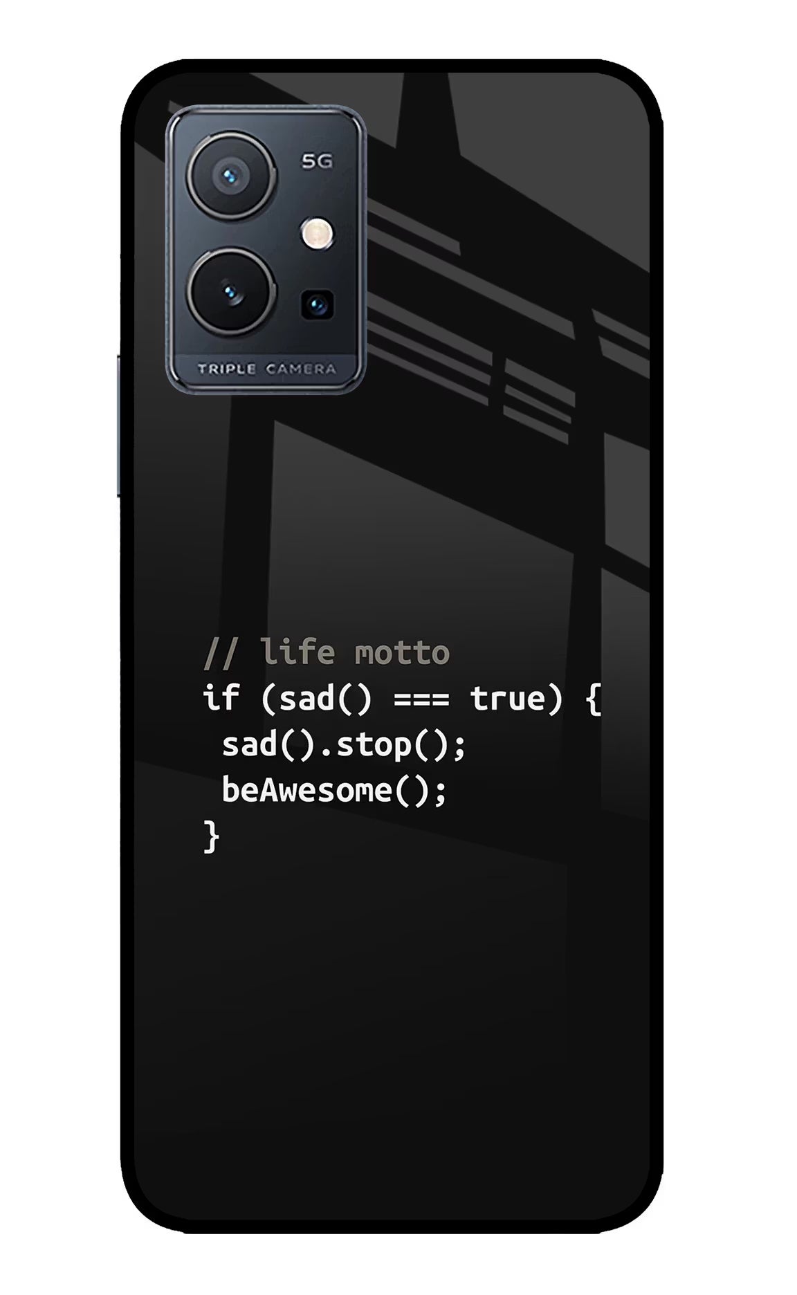 Life Motto Code IQOO Z6 5G (not 44W) Glass Case - Life Motto Code IQOO Z6 5G (not 44W) Glass Case Life Motto Code IQOO Z6 5G (not 44W) Glass Case