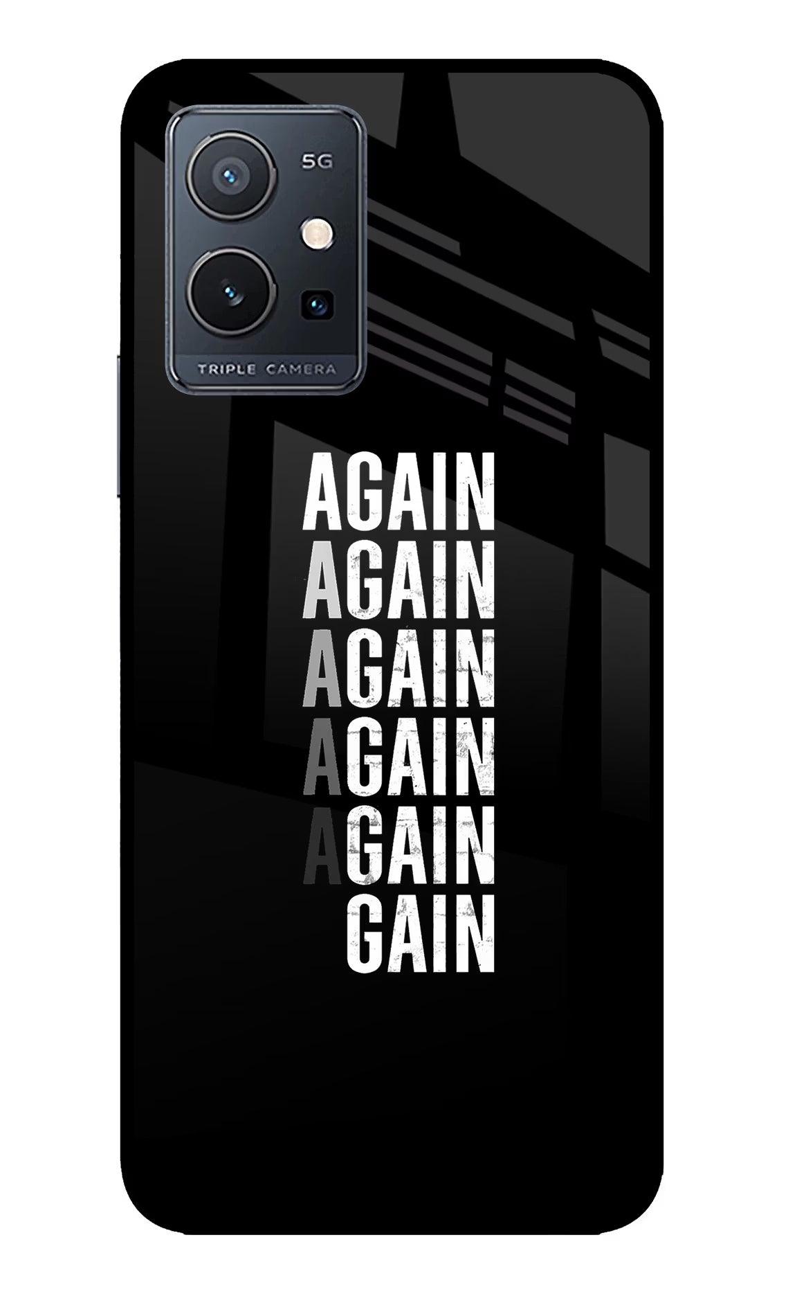 Again Again Gain IQOO Z6 5G (not 44W) Glass Case - Again Again Gain IQOO Z6 5G (not 44W) Glass Case Again Again Gain IQOO Z6 5G (not 44W) Glass Case