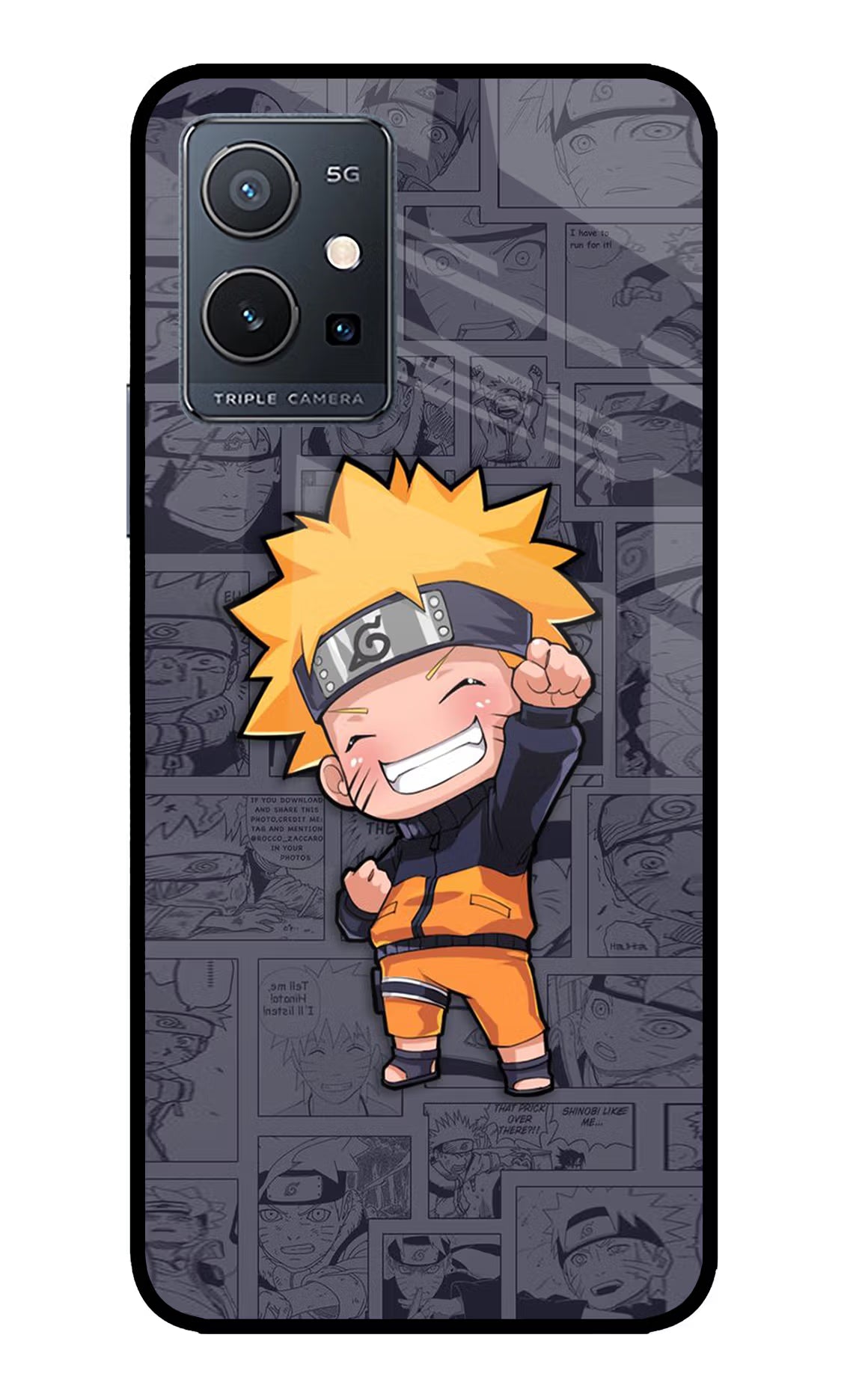 Chota Naruto IQOO Z6 5G (not 44W) Glass Case - Chota Naruto IQOO Z6 5G (not 44W) Glass Case Chota Naruto IQOO Z6 5G (not 44W) Glass Case