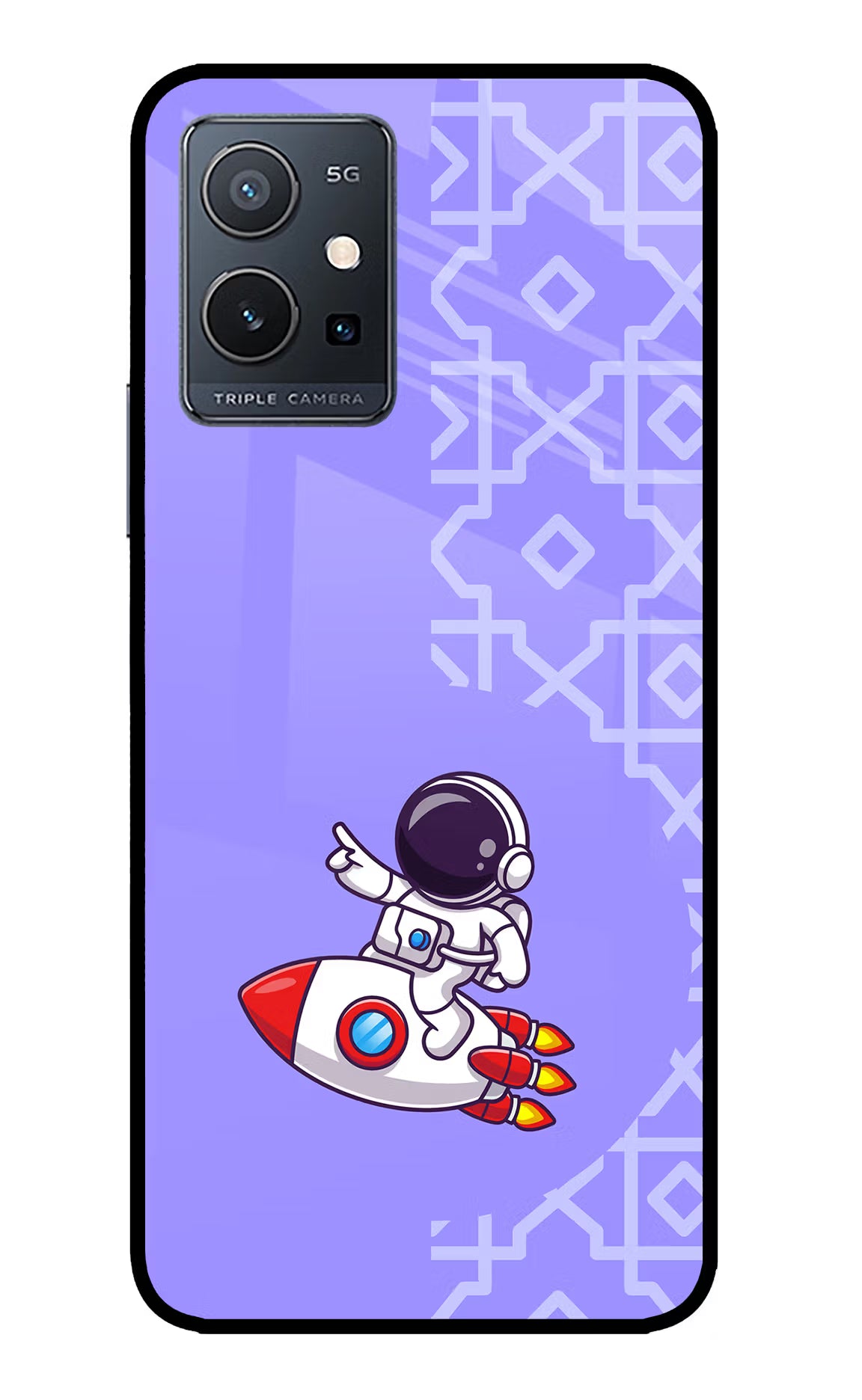 Cute Astronaut IQOO Z6 5G (not 44W) Glass Case - Cute Astronaut IQOO Z6 5G (not 44W) Glass Case Cute Astronaut IQOO Z6 5G (not 44W) Glass Case