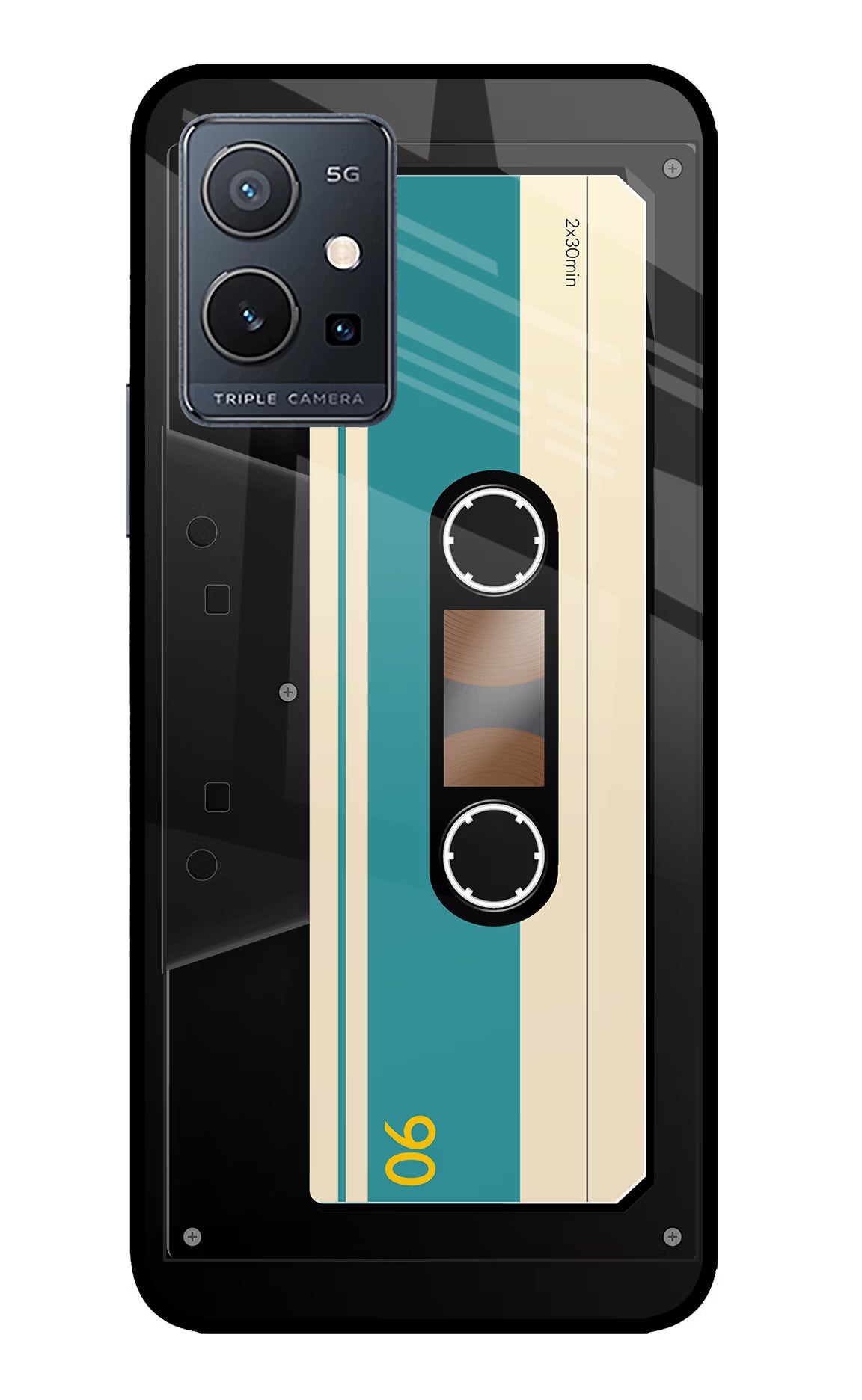 Cassette IQOO Z6 5G (not 44W) Glass Case - Cassette IQOO Z6 5G (not 44W) Glass Case Cassette IQOO Z6 5G (not 44W) Glass Case