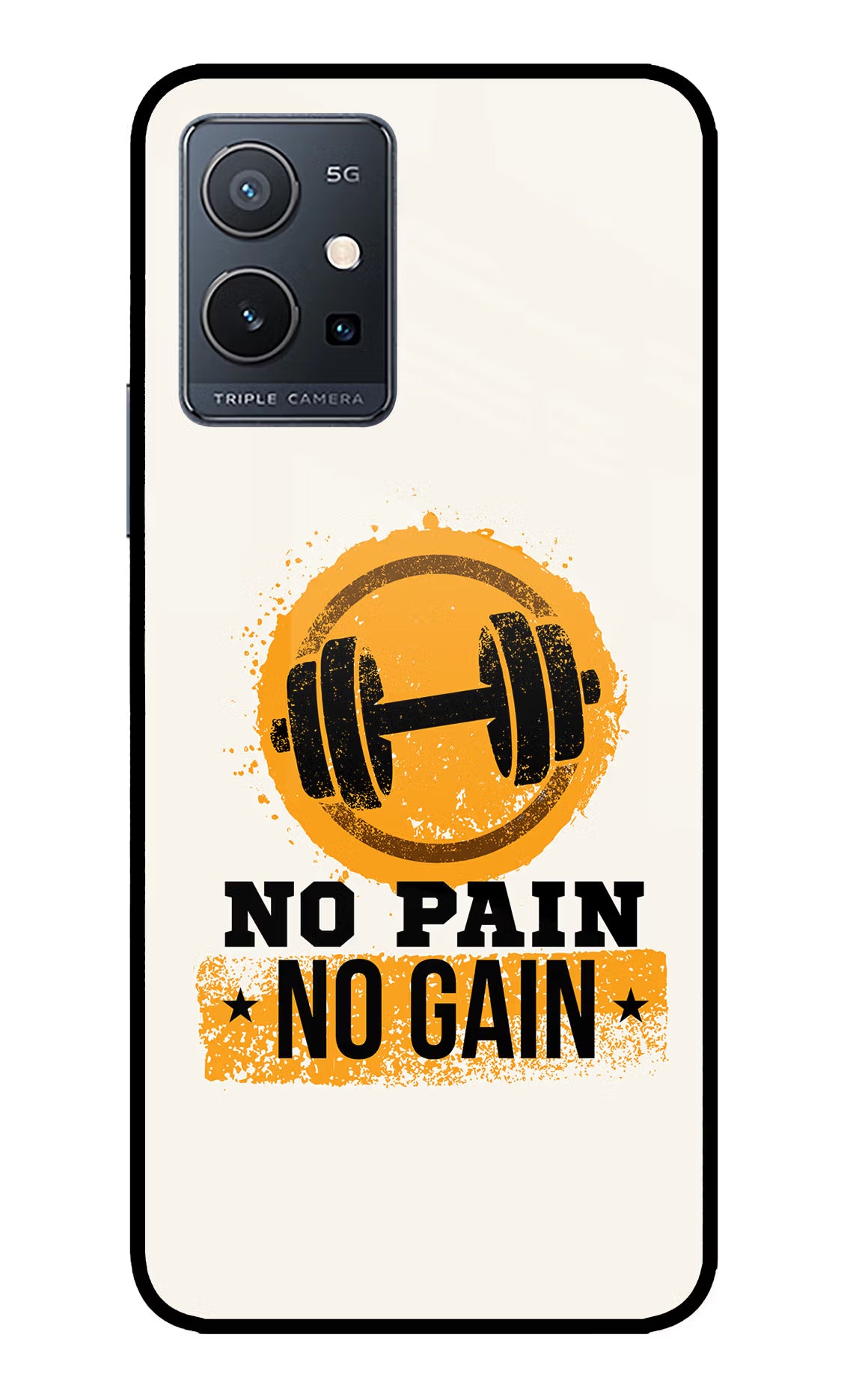 No Pain No Gain IQOO Z6 5G (not 44W) Glass Case - No Pain No Gain IQOO Z6 5G (not 44W) Glass Case No Pain No Gain IQOO Z6 5G (not 44W) Glass Case