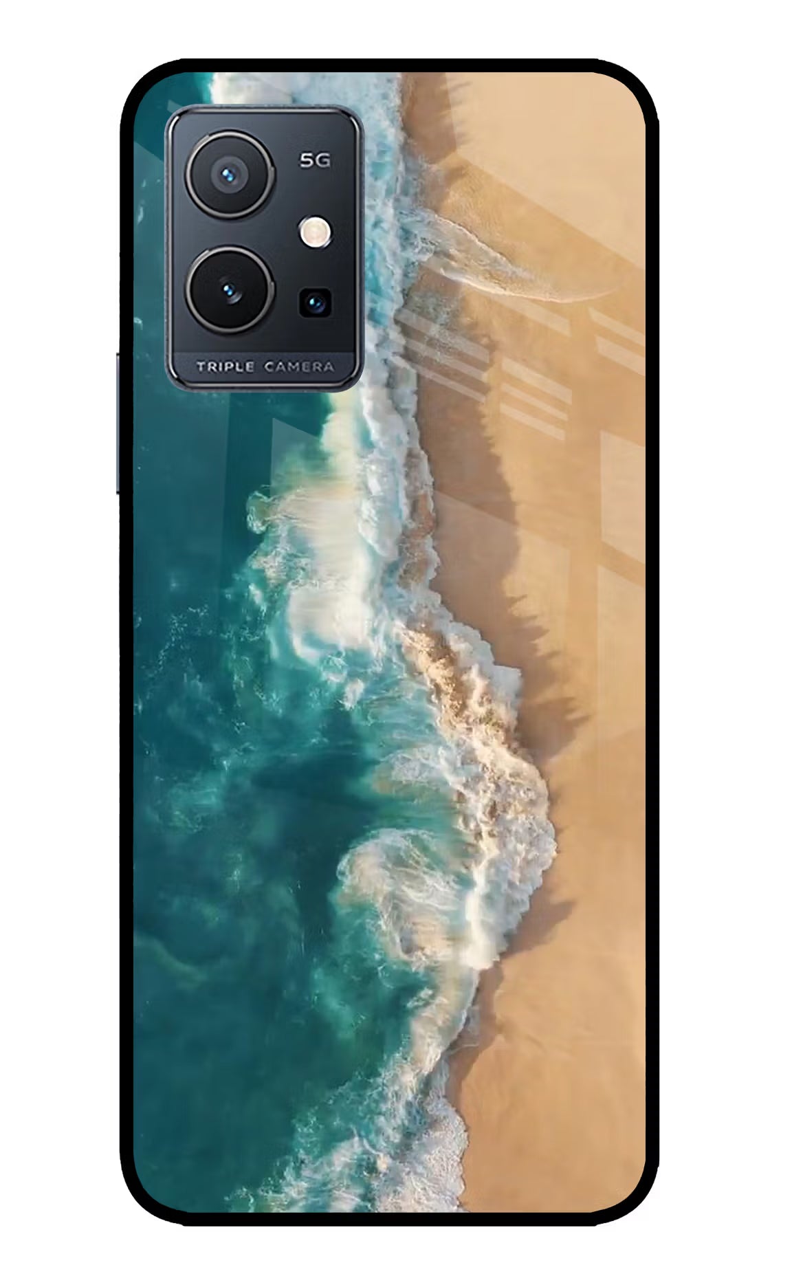 Ocean Beach IQOO Z6 5G (not 44W) Glass Case - Ocean Beach IQOO Z6 5G (not 44W) Glass Case Ocean Beach IQOO Z6 5G (not 44W) Glass Case