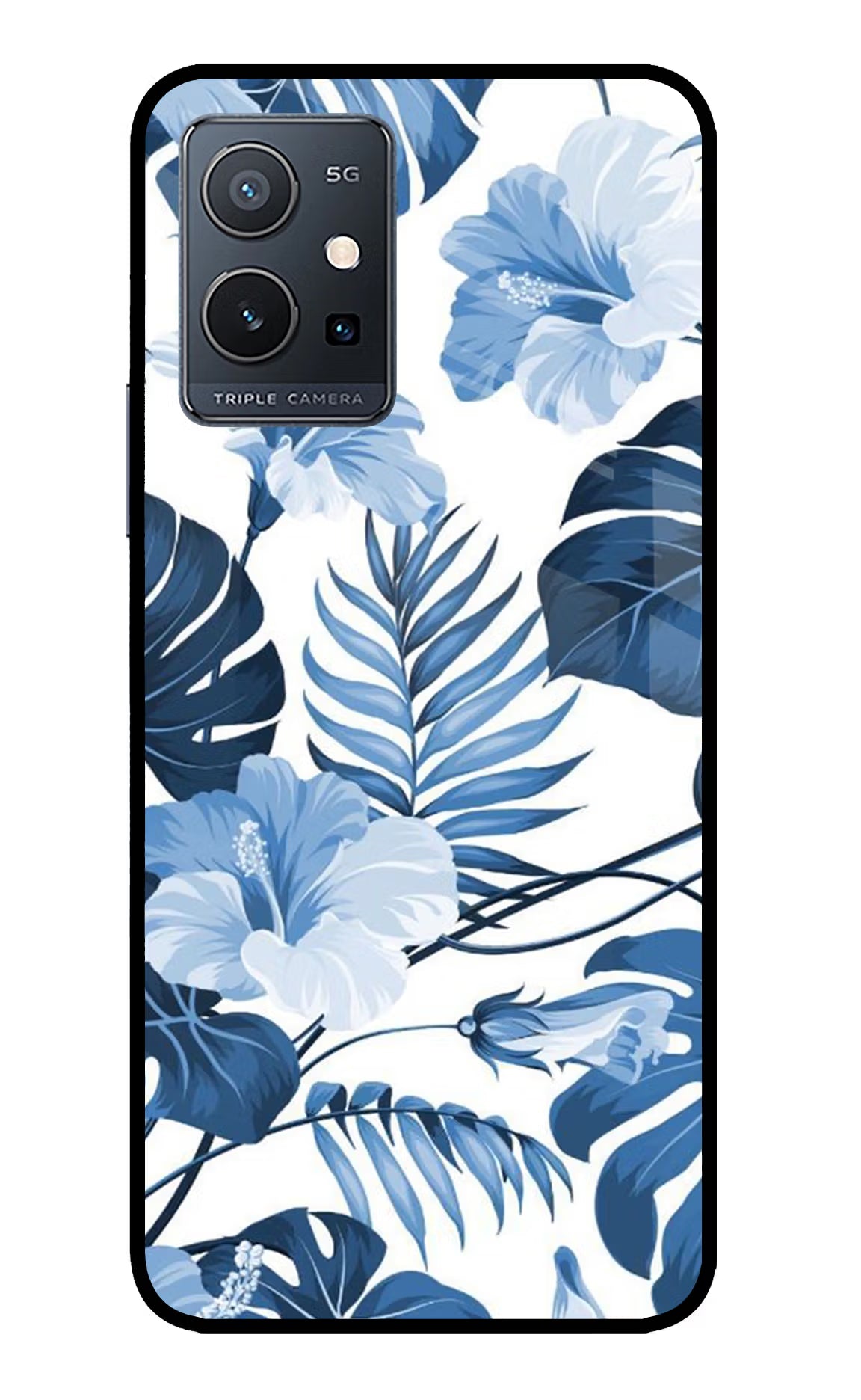 Fabric Art IQOO Z6 5G (not 44W) Glass Case - Fabric Art IQOO Z6 5G (not 44W) Glass Case Fabric Art IQOO Z6 5G (not 44W) Glass Case
