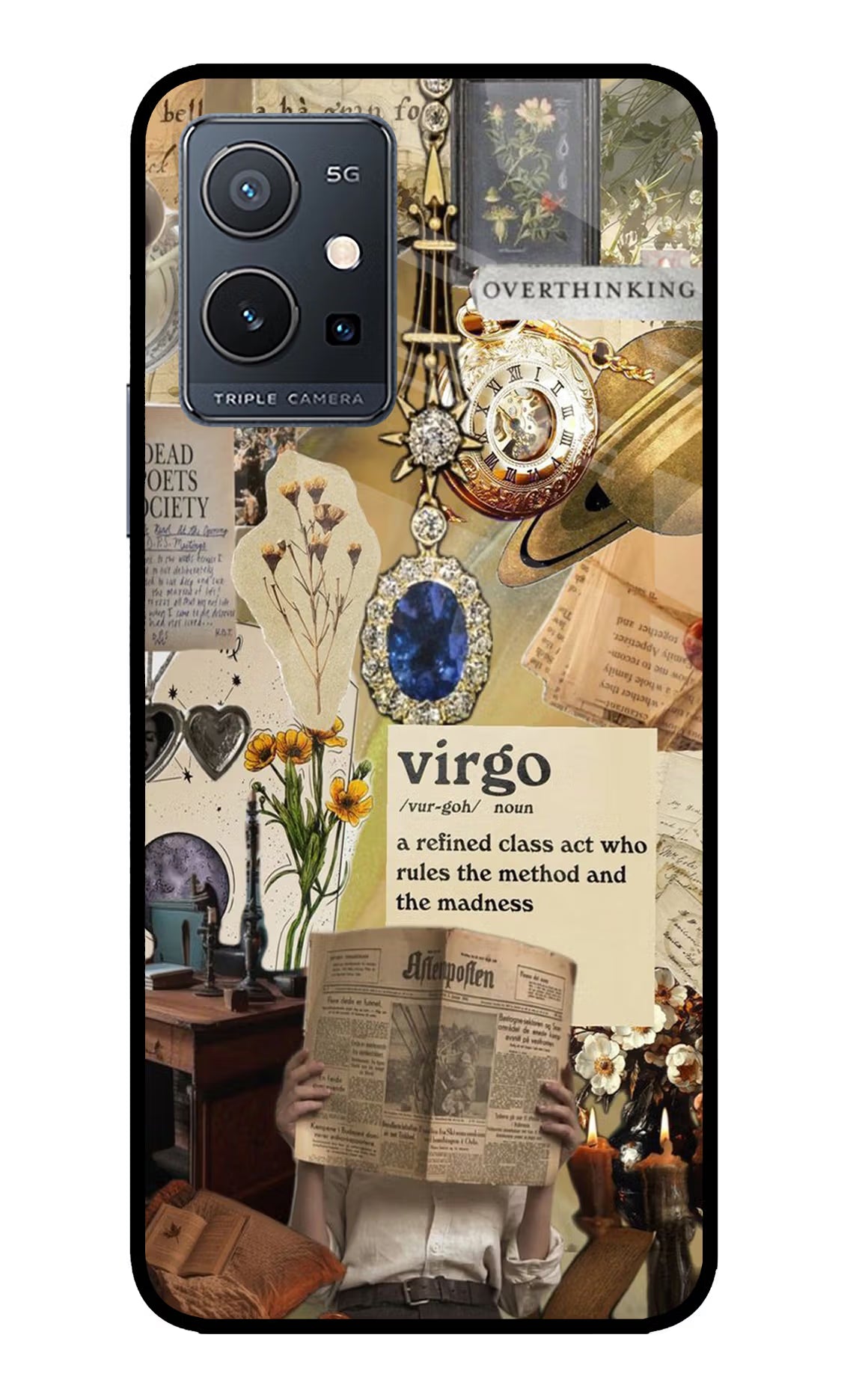 Virgo Zodiac IQOO Z6 5G (not 44W) Glass Case - Virgo Zodiac IQOO Z6 5G (not 44W) Glass Case Virgo Zodiac IQOO Z6 5G (not 44W) Glass Case