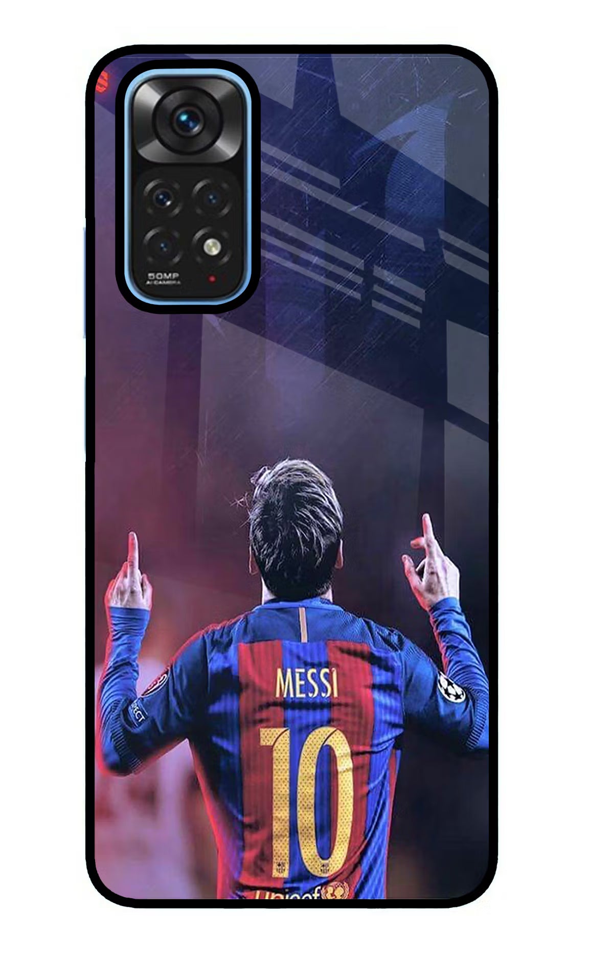 Messi Redmi Note 11/11S Glass Case - Messi Redmi Note 11/11S Glass Case Messi Redmi Note 11/11S Glass Case