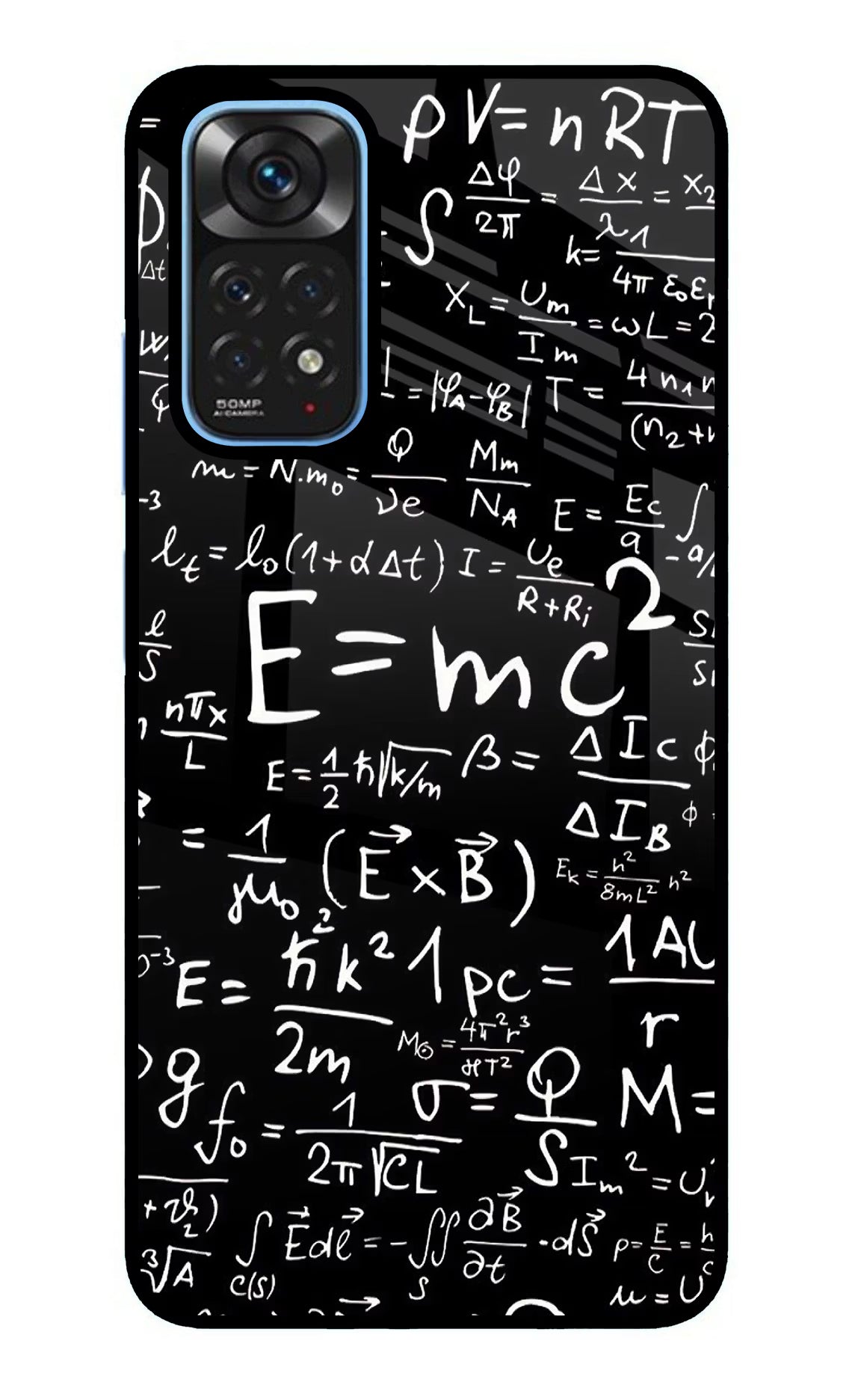 Physics Formula Redmi Note 11/11S Back Cover - Physics Formula Redmi Note 11/11S Glass Case Back Cover by Casekaro Physics Formula Redmi Note 11/11S Glass Case Back Cover by Casekaro