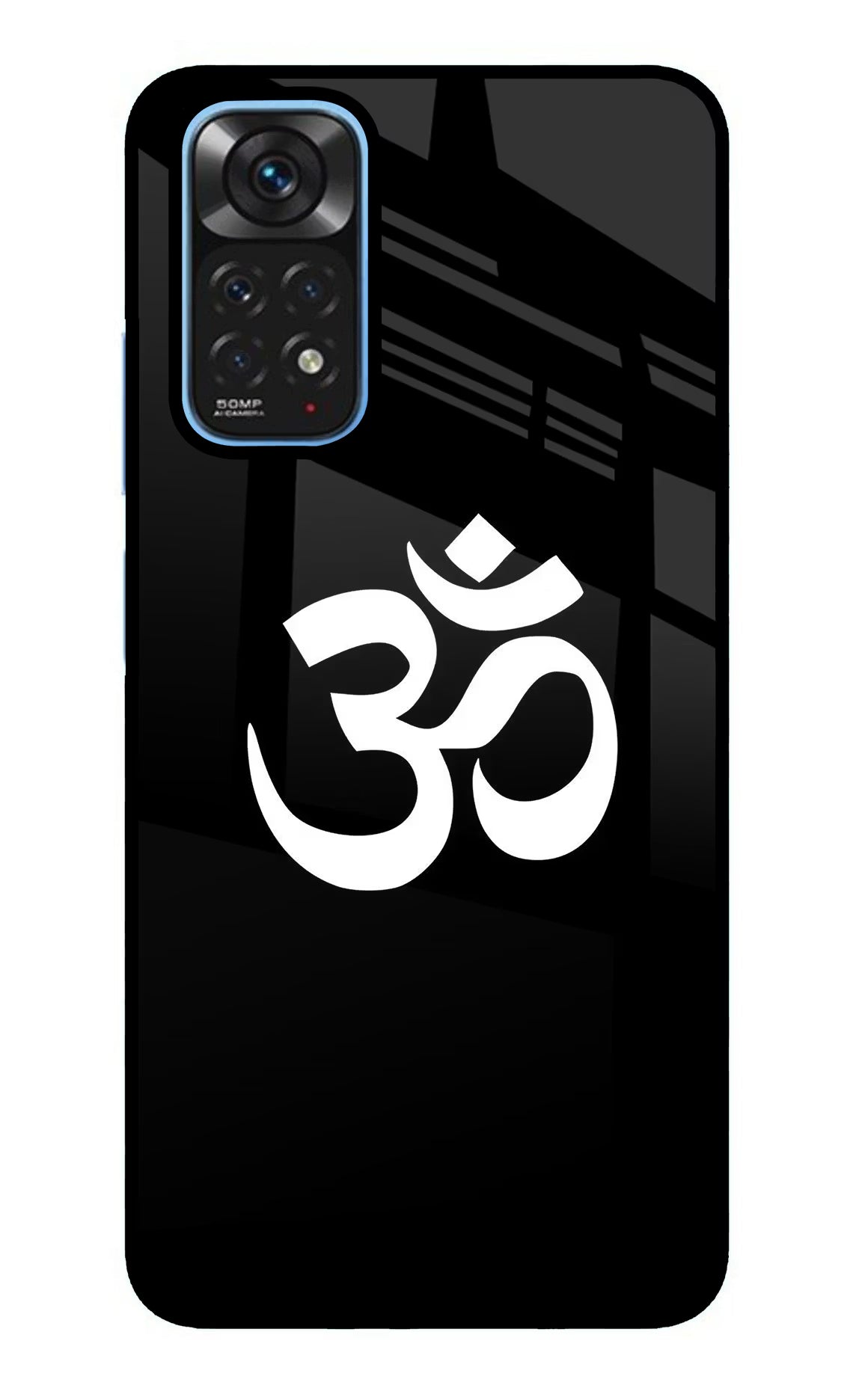 Om Redmi Note 11/11S Back Cover - Om Redmi Note 11/11S Glass Case Back Cover by Casekaro Om Redmi Note 11/11S Glass Case Back Cover by Casekaro