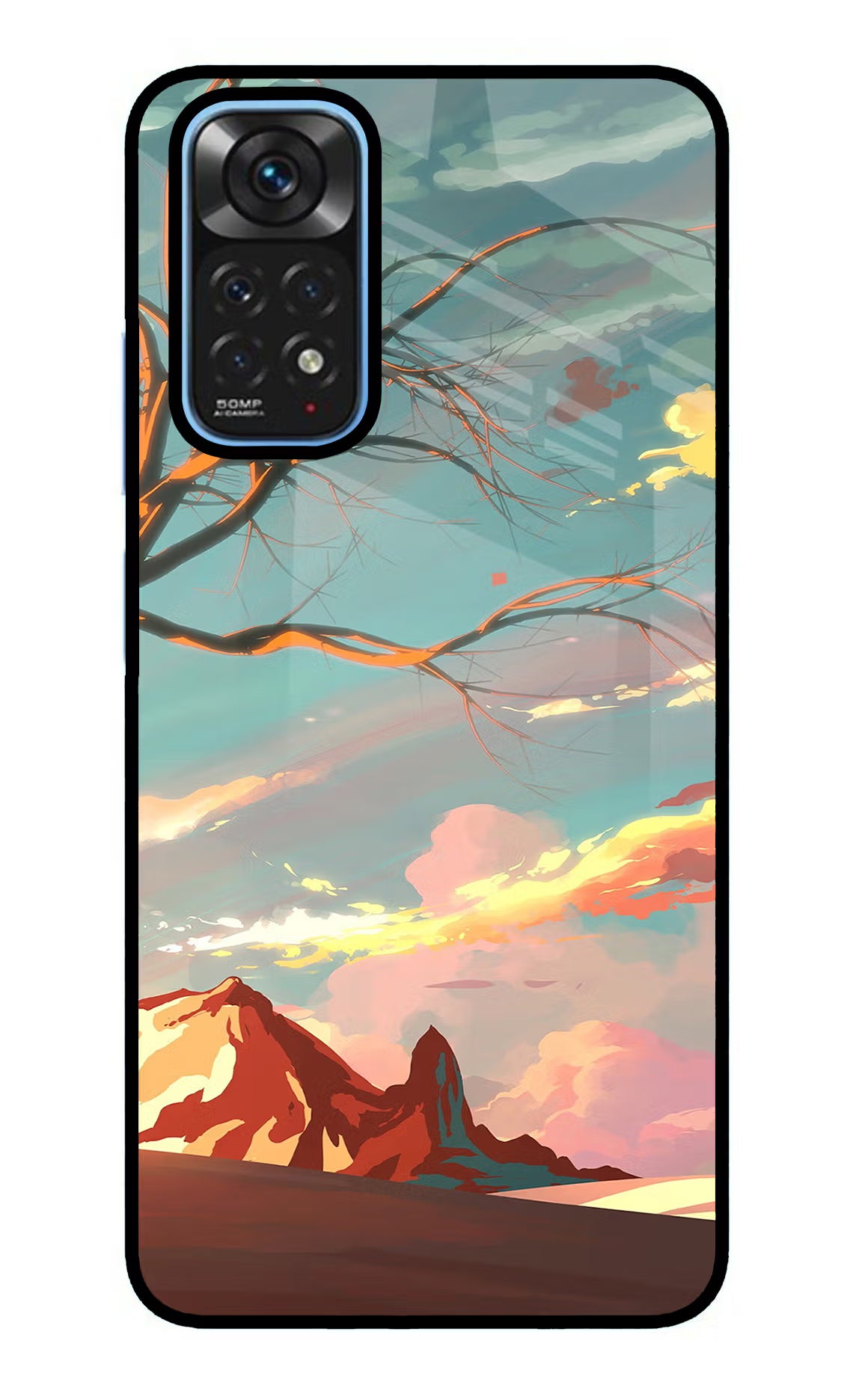 Scenery Redmi Note 11/11S Back Cover - Scenery Redmi Note 11/11S Glass Case Back Cover by Casekaro Scenery Redmi Note 11/11S Glass Case Back Cover by Casekaro