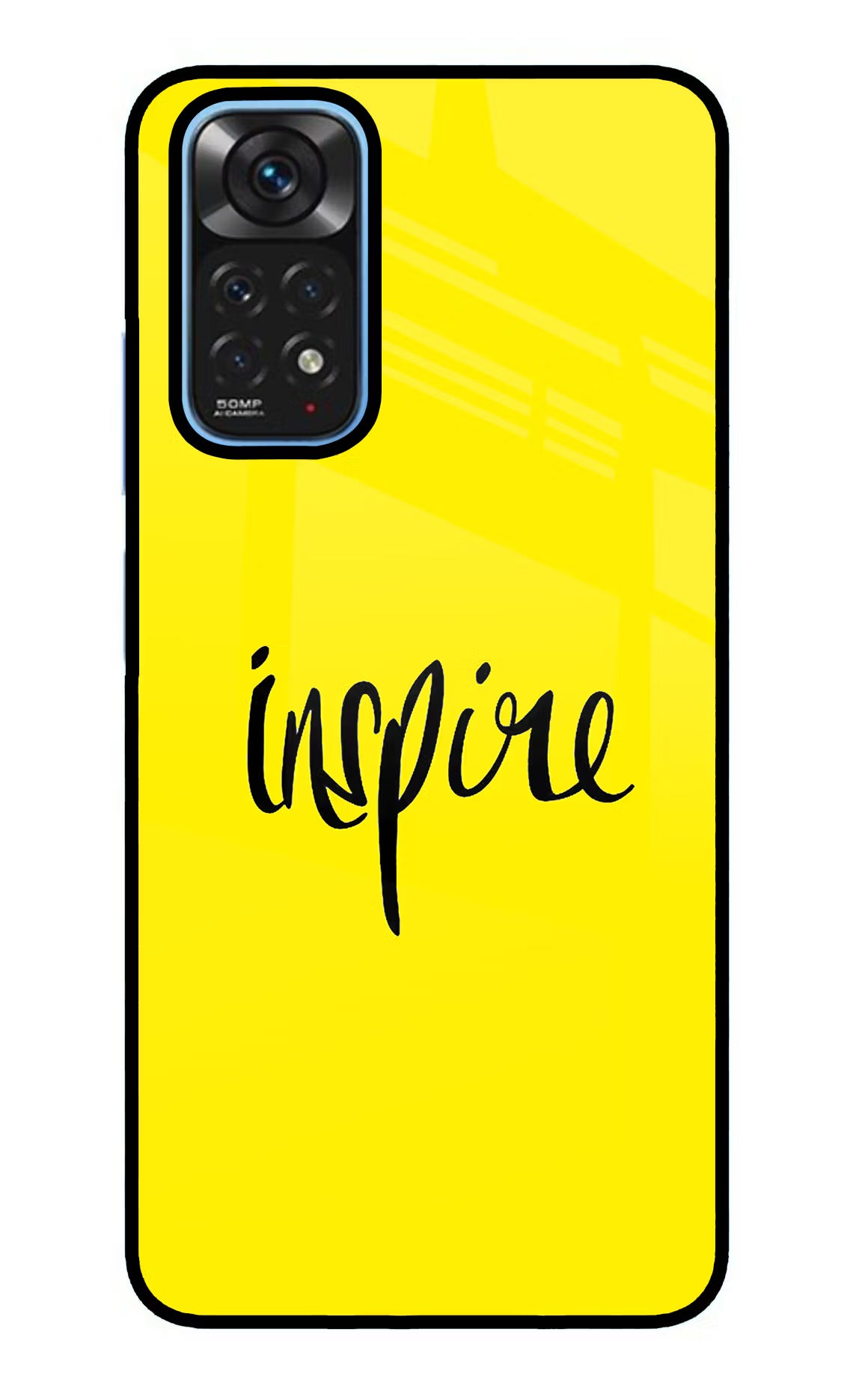 Inspire Redmi Note 11/11S Back Cover - Inspire Redmi Note 11/11S Glass Case Back Cover by Casekaro Inspire Redmi Note 11/11S Glass Case Back Cover by Casekaro