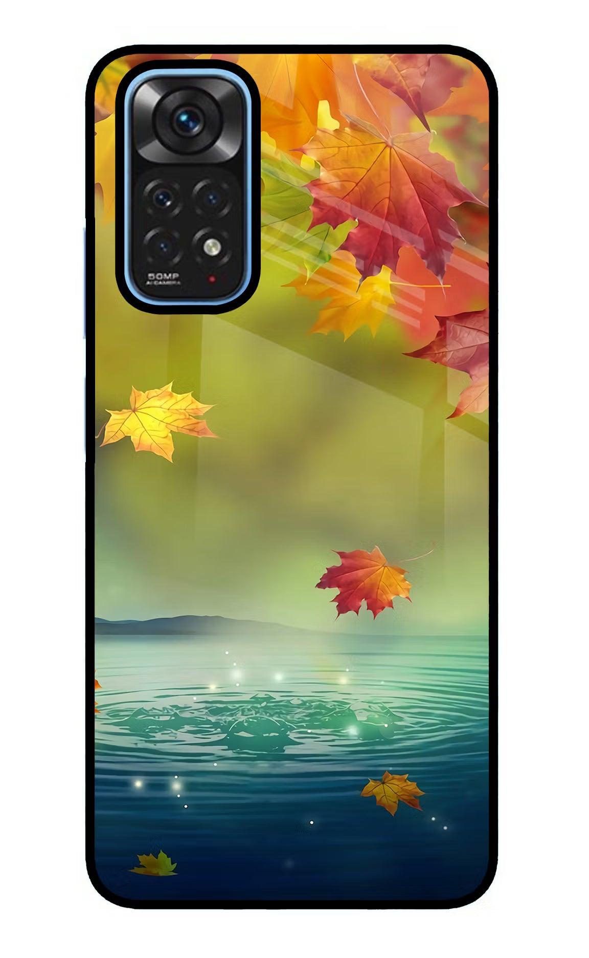 Flowers Redmi Note 11/11S Glass Case - Flowers Redmi Note 11/11S Glass Case Flowers Redmi Note 11/11S Glass Case