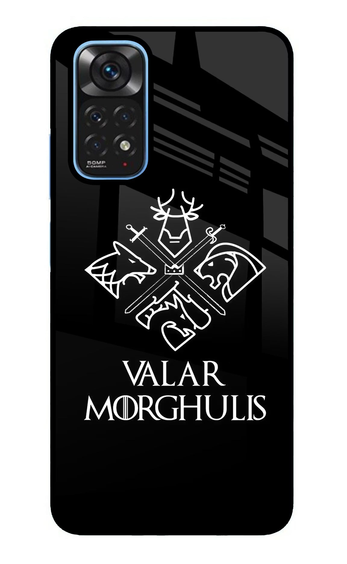 Valar Morghulis | Game Of Thrones Redmi Note 11/11S Glass Case - Valar Morghulis | Game Of Thrones Redmi Note 11/11S Glass Case Valar Morghulis | Game Of Thrones Redmi Note 11/11S Glass Case