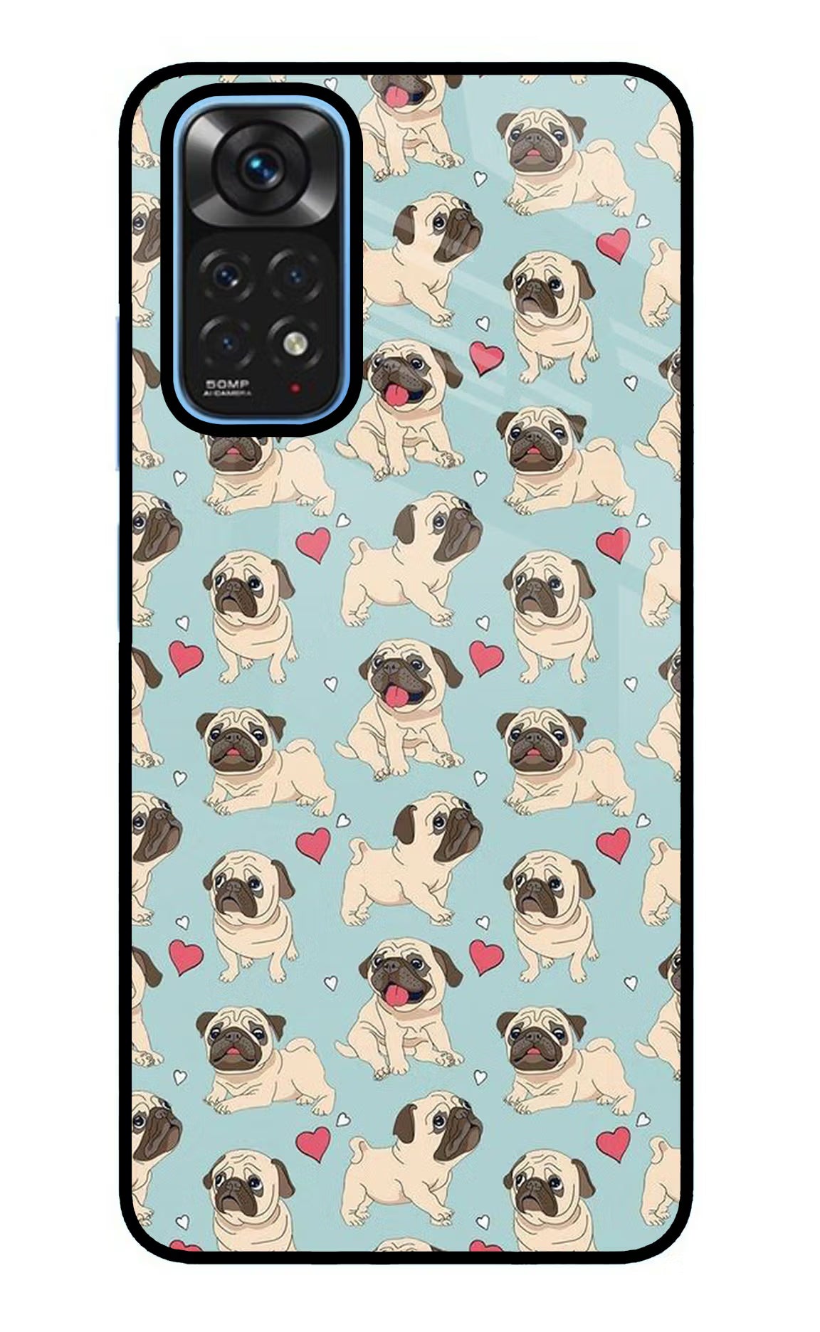 Pug Dog Redmi Note 11/11S Glass Case - Pug Dog Redmi Note 11/11S Glass Case Pug Dog Redmi Note 11/11S Glass Case