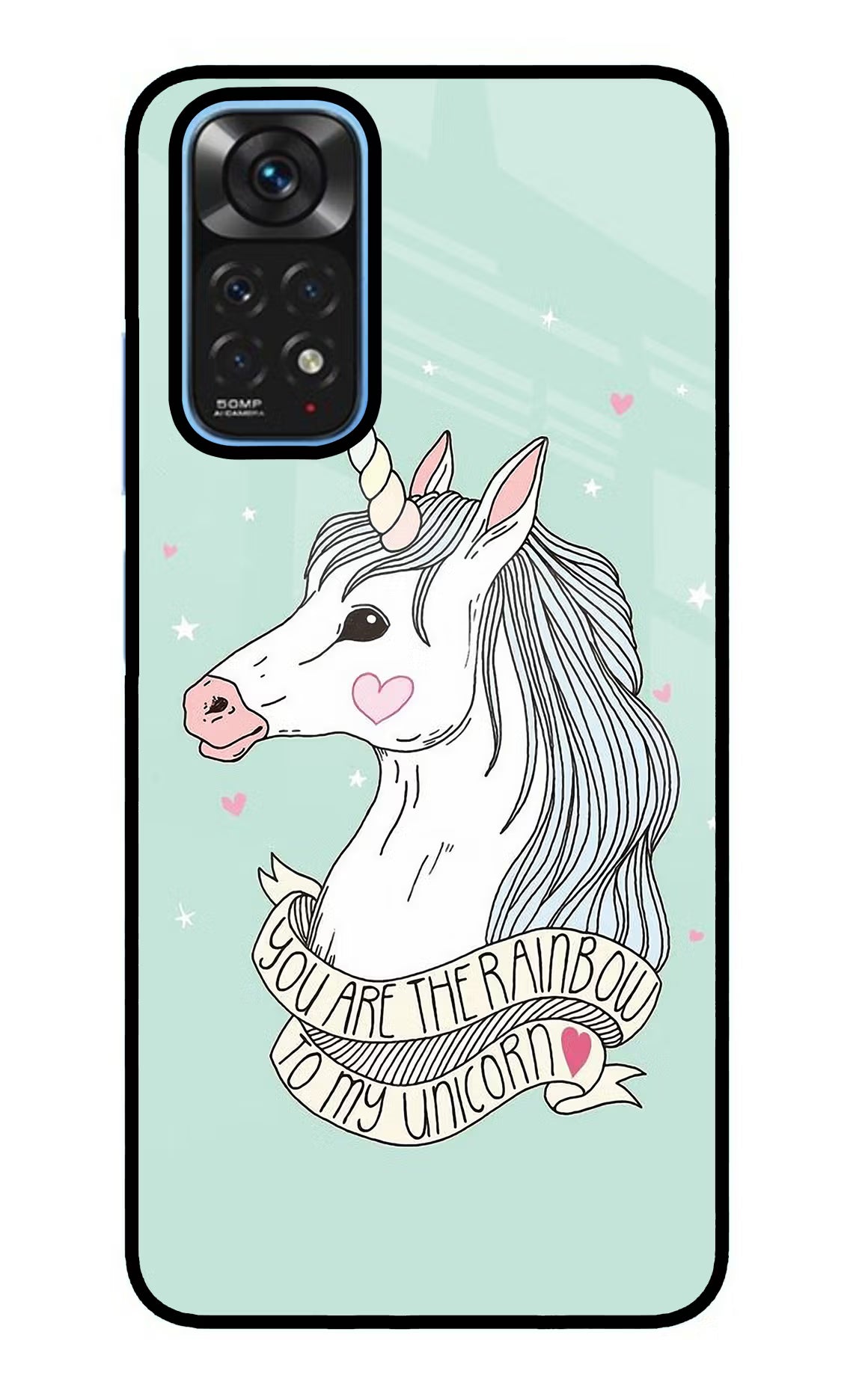Unicorn Wallpaper Redmi Note 11/11S Glass Case - Unicorn Wallpaper Redmi Note 11/11S Glass Case Unicorn Wallpaper Redmi Note 11/11S Glass Case