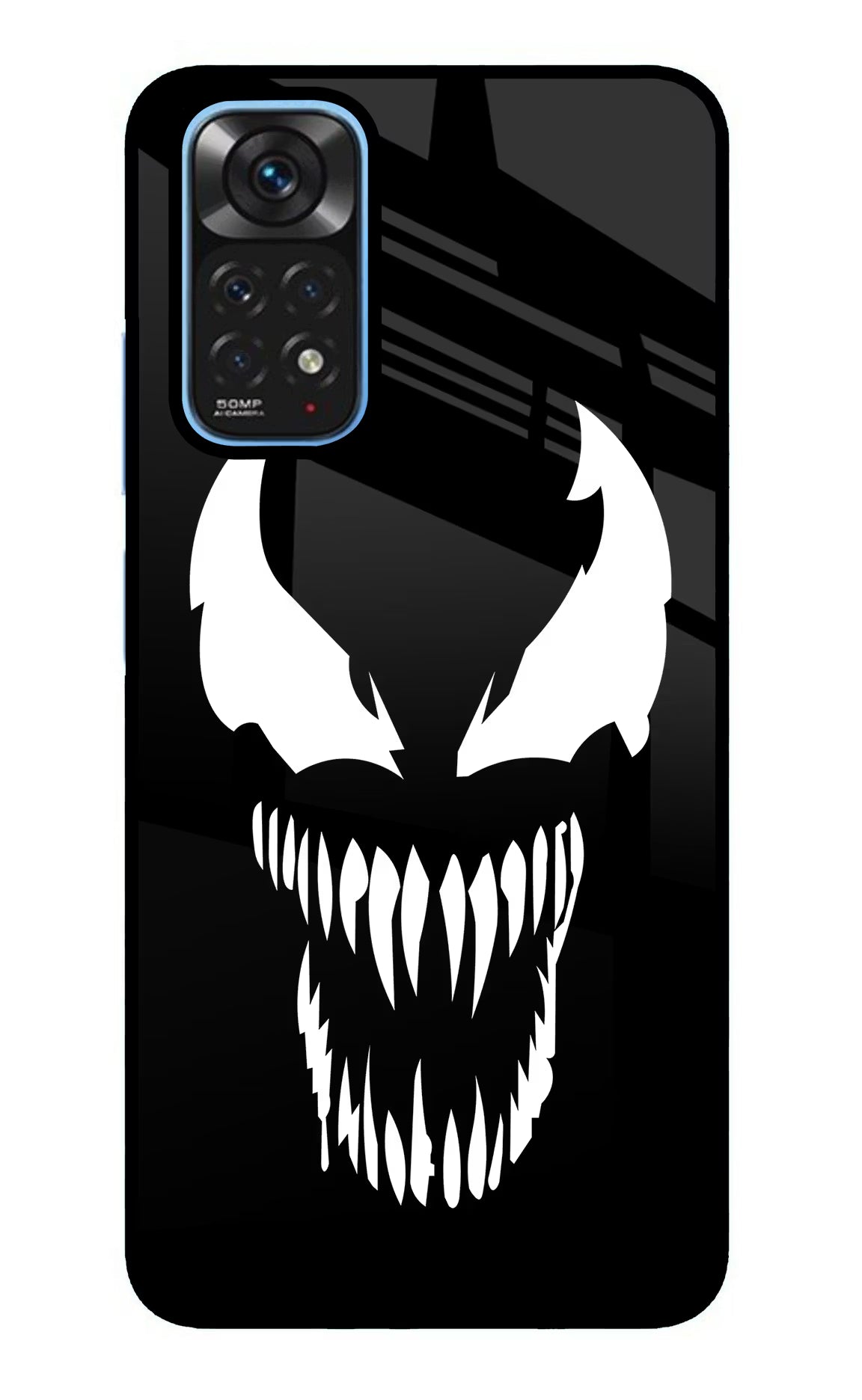 Venom Redmi Note 11/11S Back Cover - Venom Redmi Note 11/11S Glass Case Back Cover by Casekaro Venom Redmi Note 11/11S Glass Case Back Cover by Casekaro