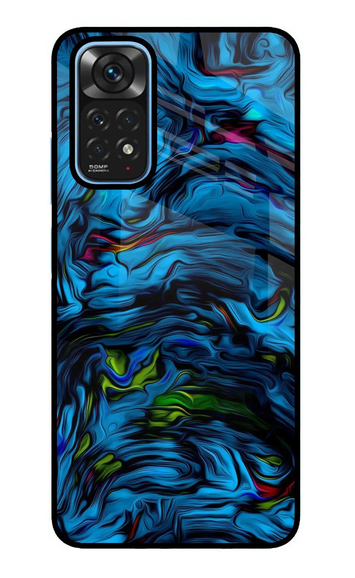 Dark Blue Abstract Redmi Note 11/11S Glass Case - Dark Blue Abstract Redmi Note 11/11S Glass Case Dark Blue Abstract Redmi Note 11/11S Glass Case