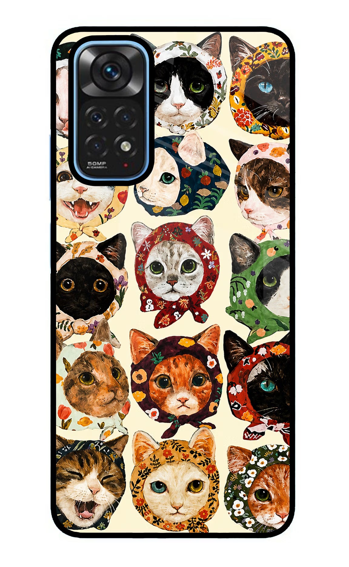 Cool Cat Redmi Note 11/11S Glass Case - Cool Cat Redmi Note 11/11S Glass Case Cool Cat Redmi Note 11/11S Glass Case