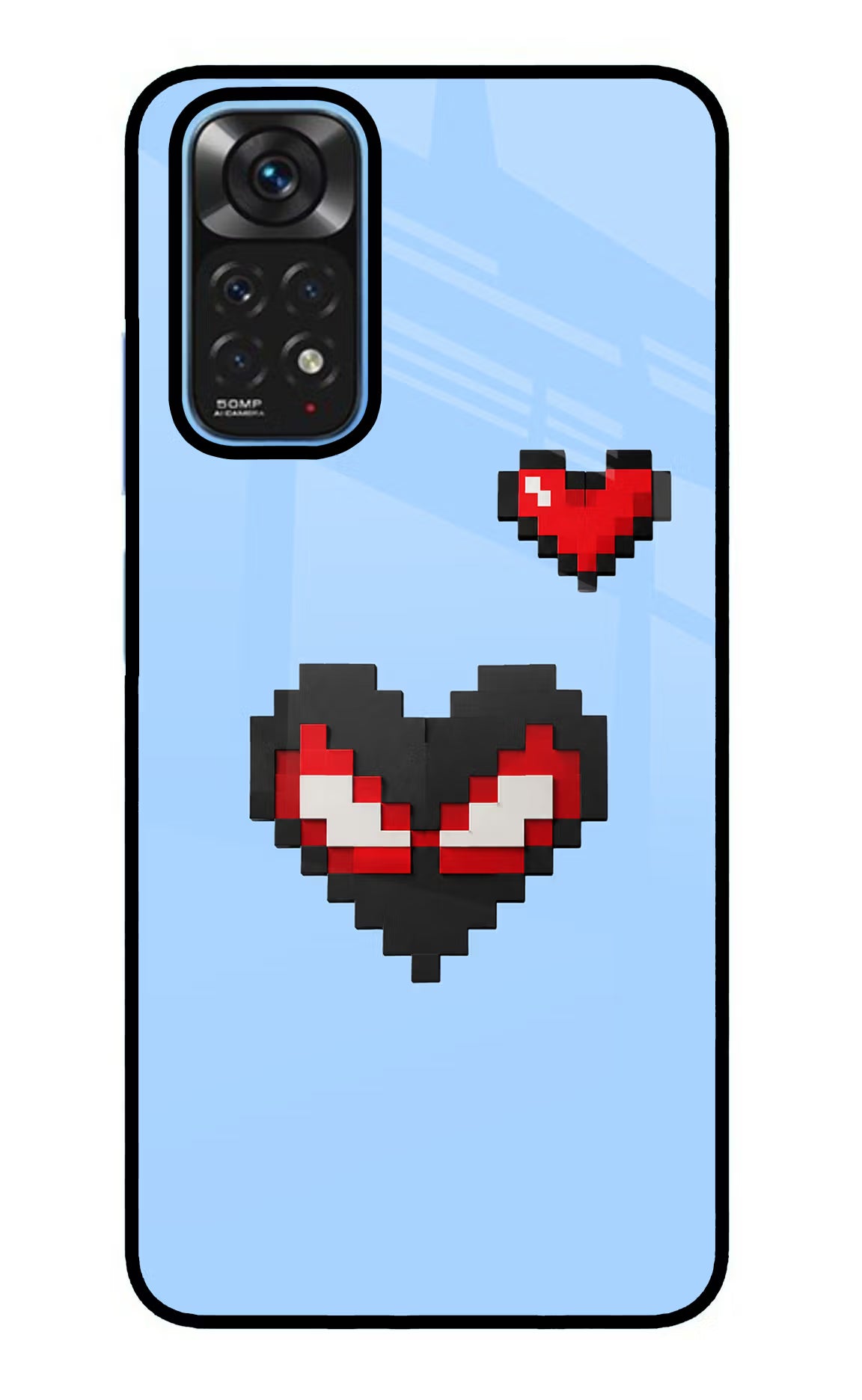 Peter Heart Redmi Note 11/11S Glass Case - Peter Heart Redmi Note 11/11S Glass Case Peter Heart Redmi Note 11/11S Glass Case