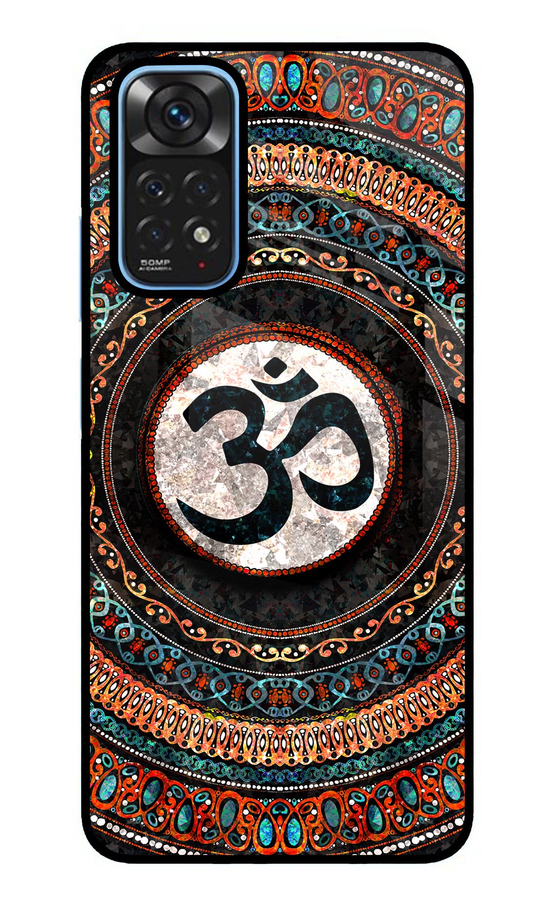 Om Culture Redmi Note 11/11S Glass Case - Om Culture Redmi Note 11/11S Glass Case Om Culture Redmi Note 11/11S Glass Case
