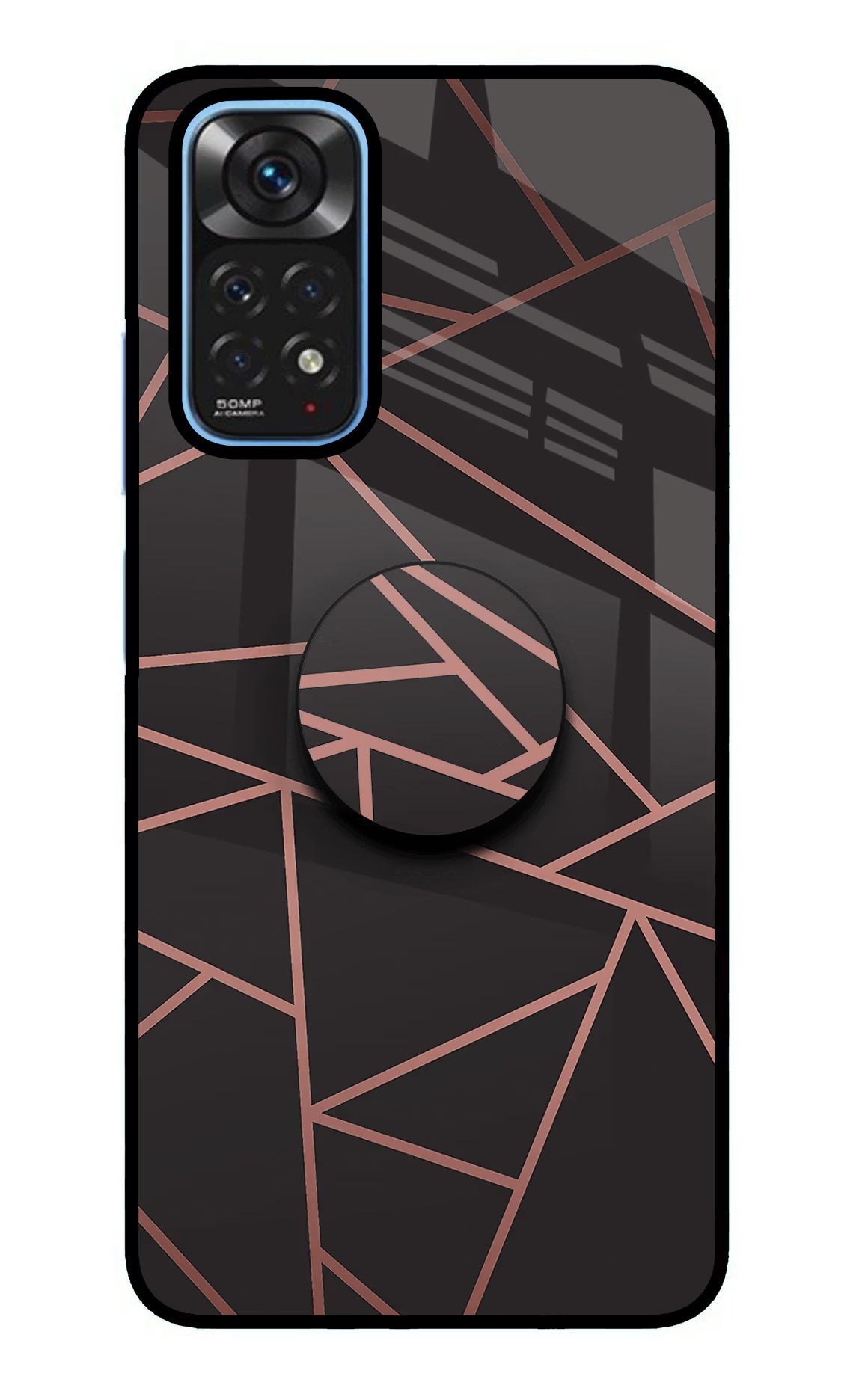 Geometric Pattern Redmi Note 11/11S Glass Case - Geometric Pattern Redmi Note 11/11S Glass Case Geometric Pattern Redmi Note 11/11S Glass Case