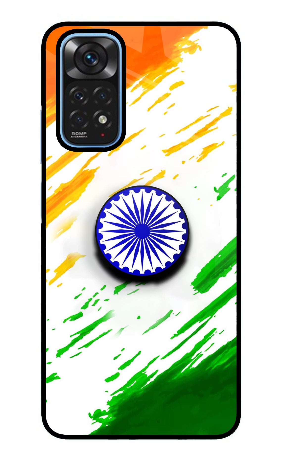 Indian Flag Ashoka Chakra Redmi Note 11/11S Glass Case - Indian Flag Ashoka Chakra Redmi Note 11/11S Glass Case Indian Flag Ashoka Chakra Redmi Note 11/11S Glass Case