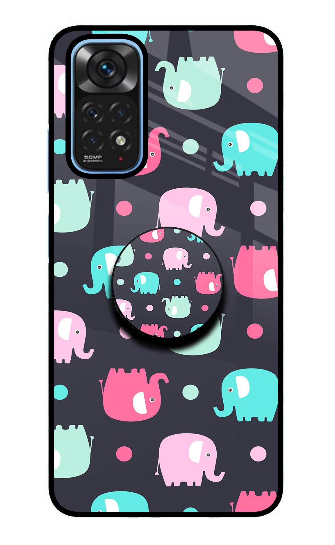 Baby Elephants Redmi Note 11/11S Glass Case - Baby Elephants Redmi Note 11/11S Glass Case Baby Elephants Redmi Note 11/11S Glass Case