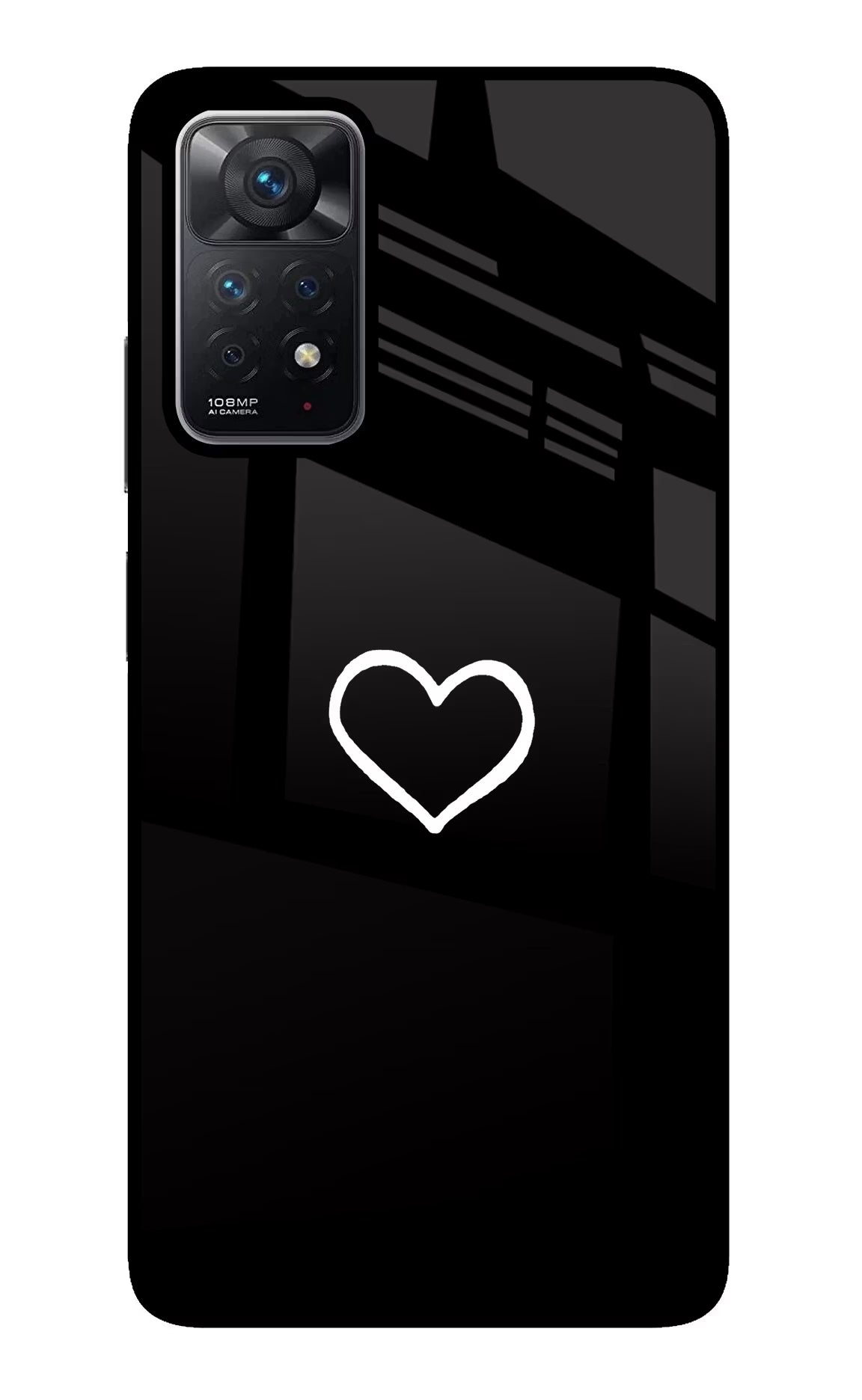 Heart Redmi Note 11 Pro Glass Case - Heart Redmi Note 11 Pro Glass Case Heart Redmi Note 11 Pro Glass Case
