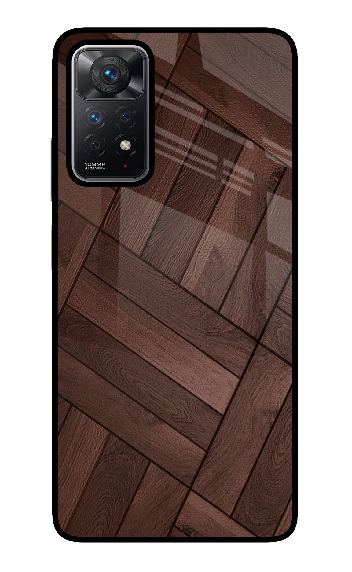 Wooden Texture Design Redmi Note 11 Pro Back Cover - Wooden Texture Design Redmi Note 11 Pro Glass Case Back Cover by Casekaro Wooden Texture Design Redmi Note 11 Pro Glass Case Back Cover by Casekaro