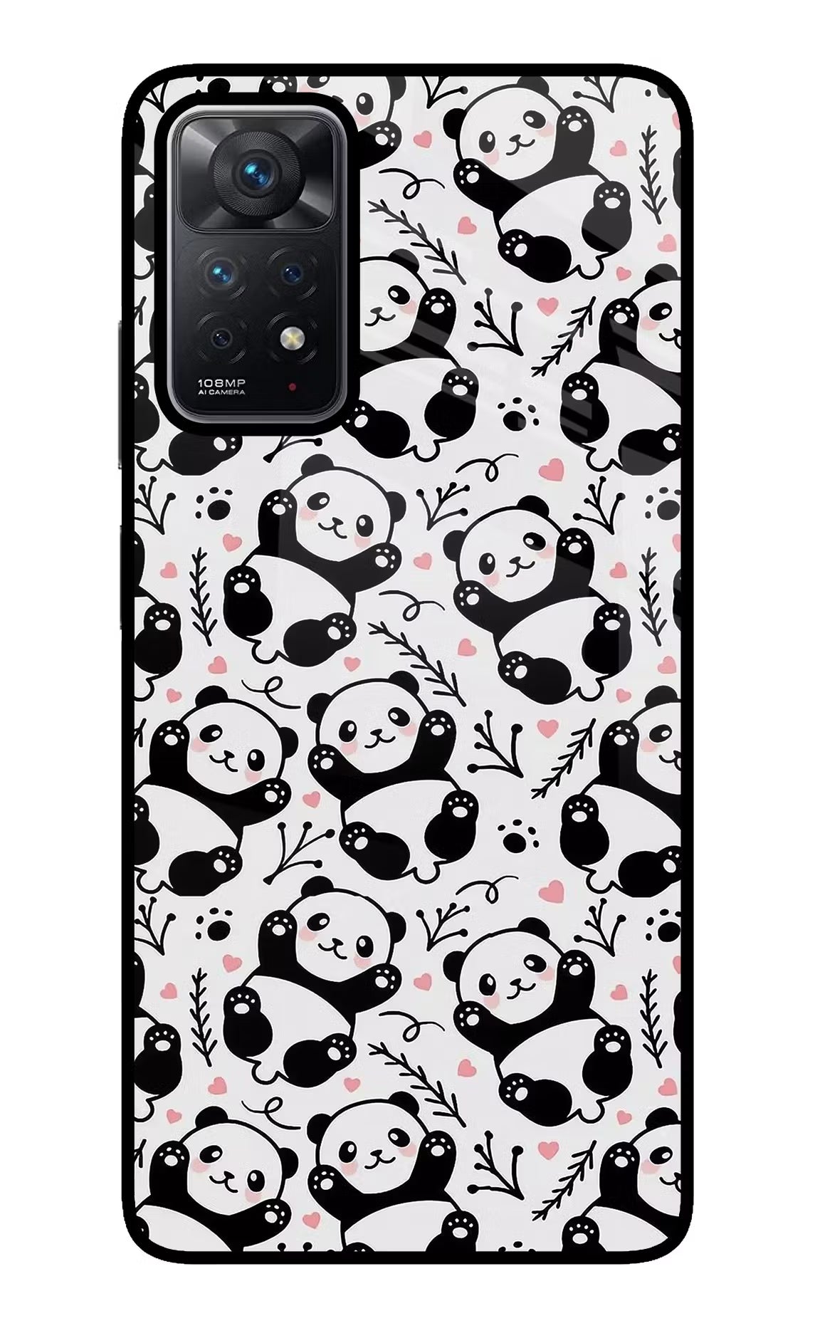 Cute Panda Redmi Note 11 Pro Glass Case - Cute Panda Redmi Note 11 Pro Glass Case Cute Panda Redmi Note 11 Pro Glass Case