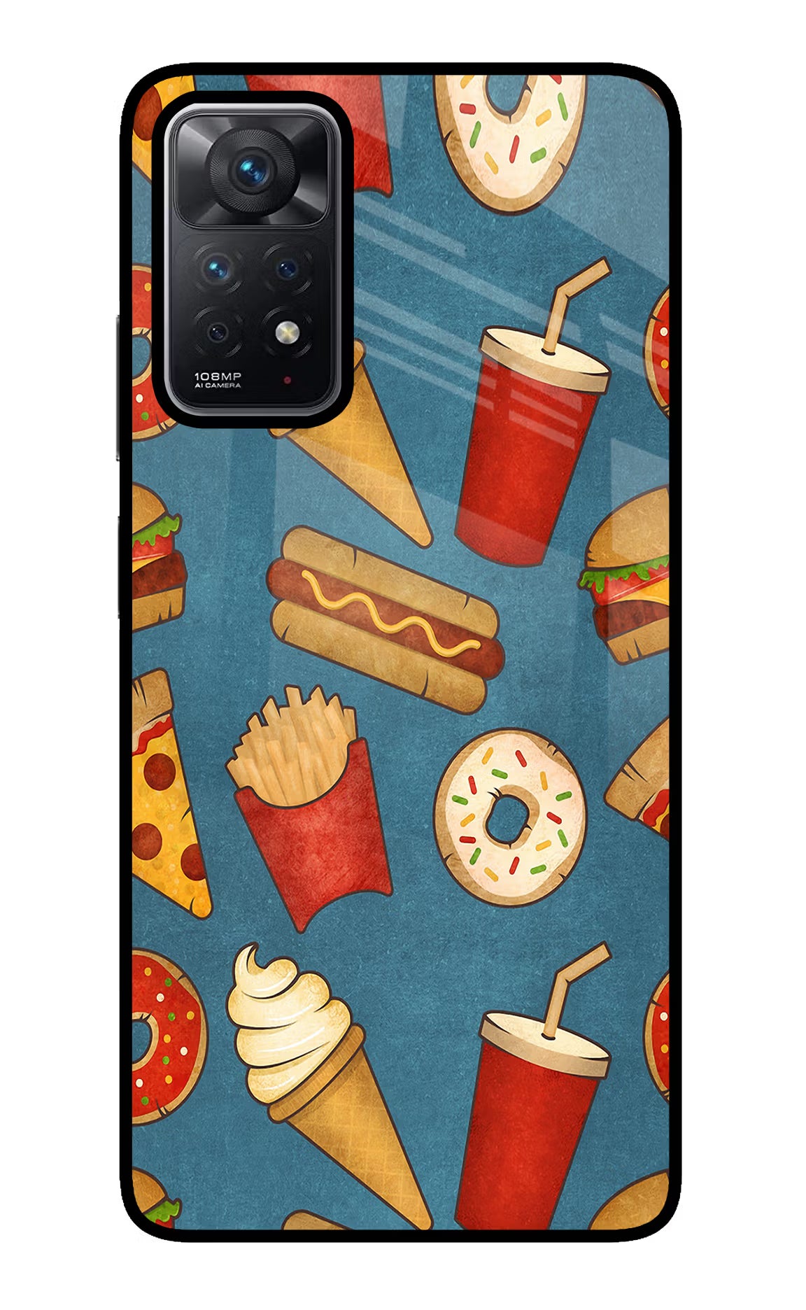 Foodie Redmi Note 11 Pro Glass Case - Foodie Redmi Note 11 Pro Glass Case Foodie Redmi Note 11 Pro Glass Case