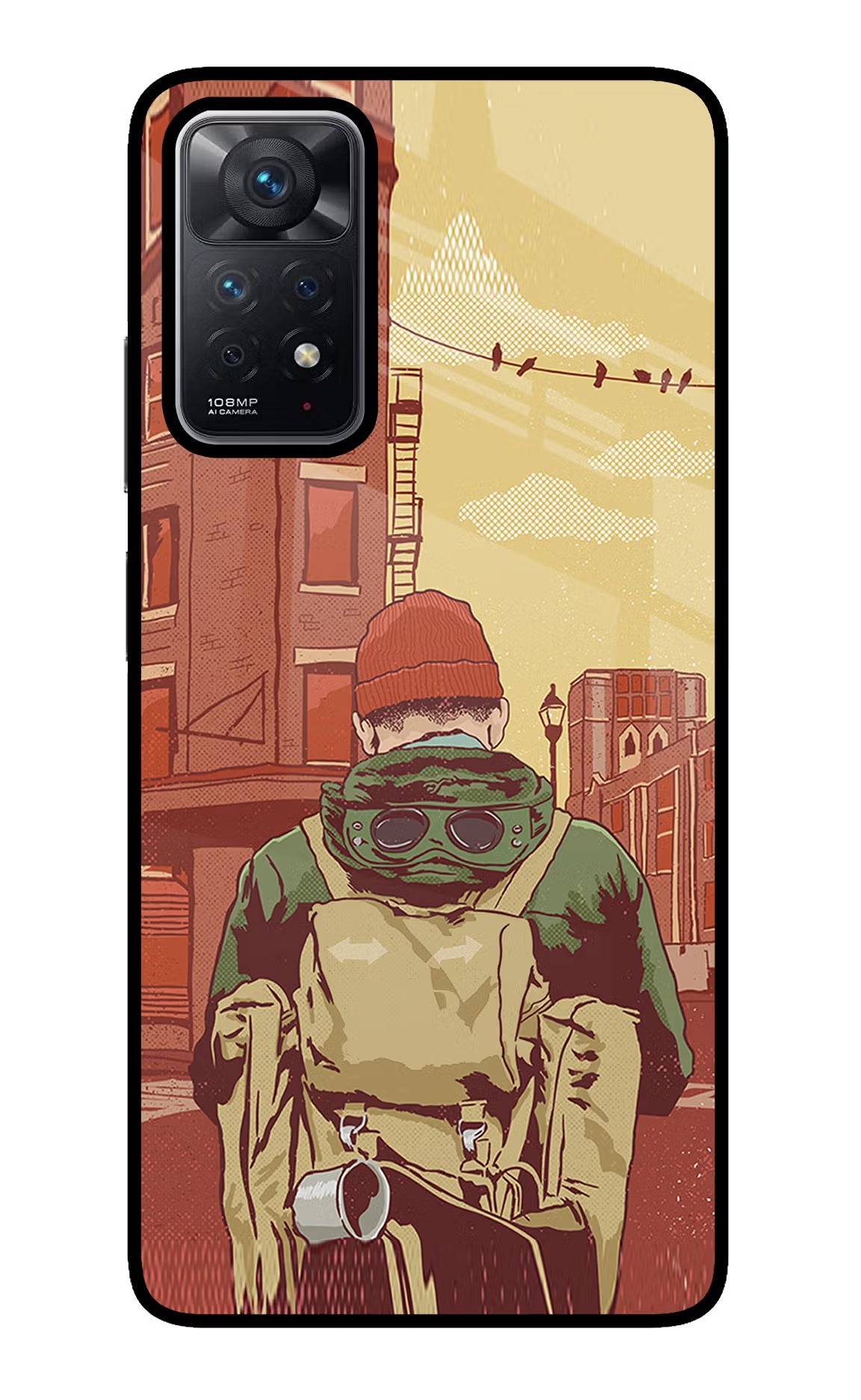 Adventurous Redmi Note 11 Pro Back Cover - Adventurous Redmi Note 11 Pro Glass Case Back Cover by Casekaro Adventurous Redmi Note 11 Pro Glass Case Back Cover by Casekaro