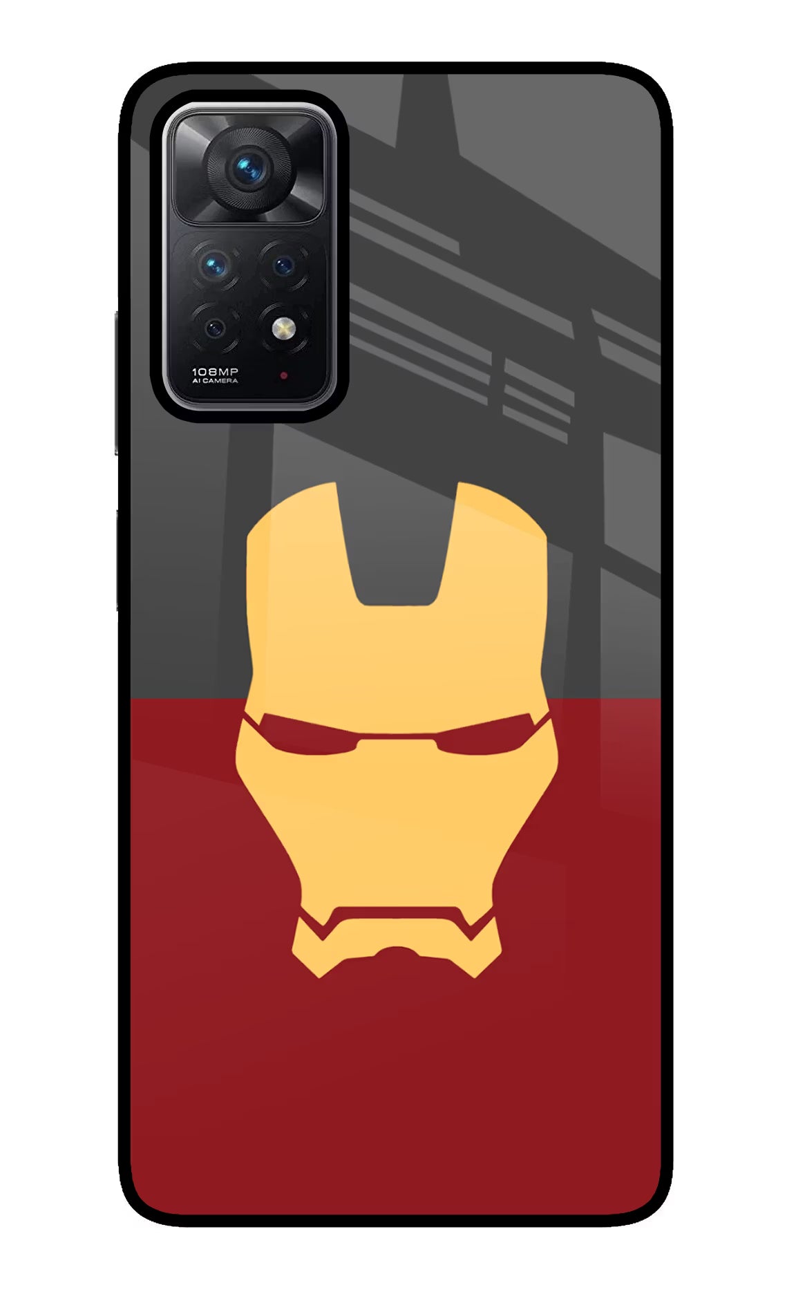 Ironman Redmi Note 11 Pro Glass Case - Ironman Redmi Note 11 Pro Glass Case Ironman Redmi Note 11 Pro Glass Case